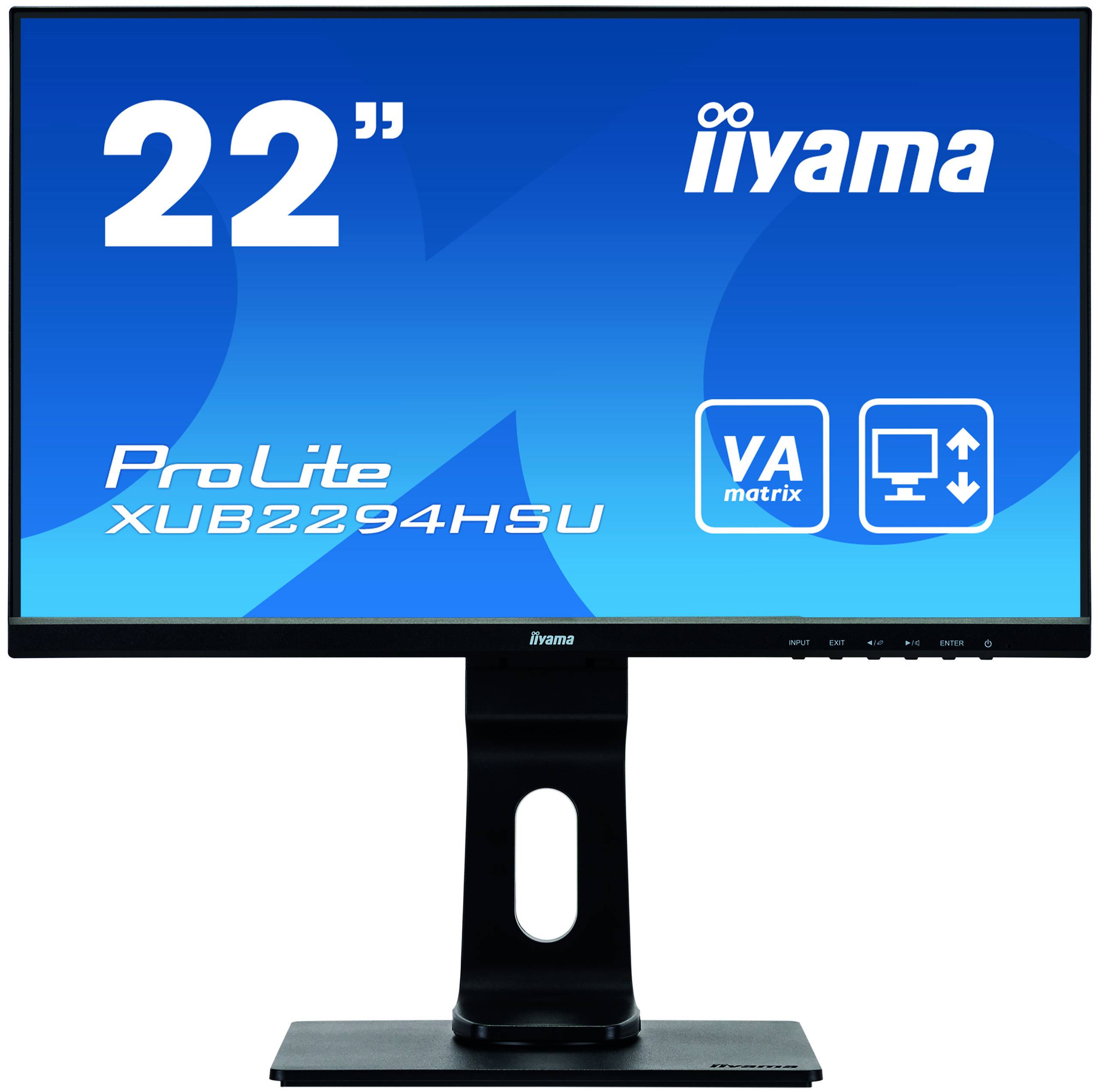 Rca Informatique - image du produit : XUB2294HSU-B1 3000:1 VHA HDMI 215IN LCD 1920 X 1080 16:9 4MS