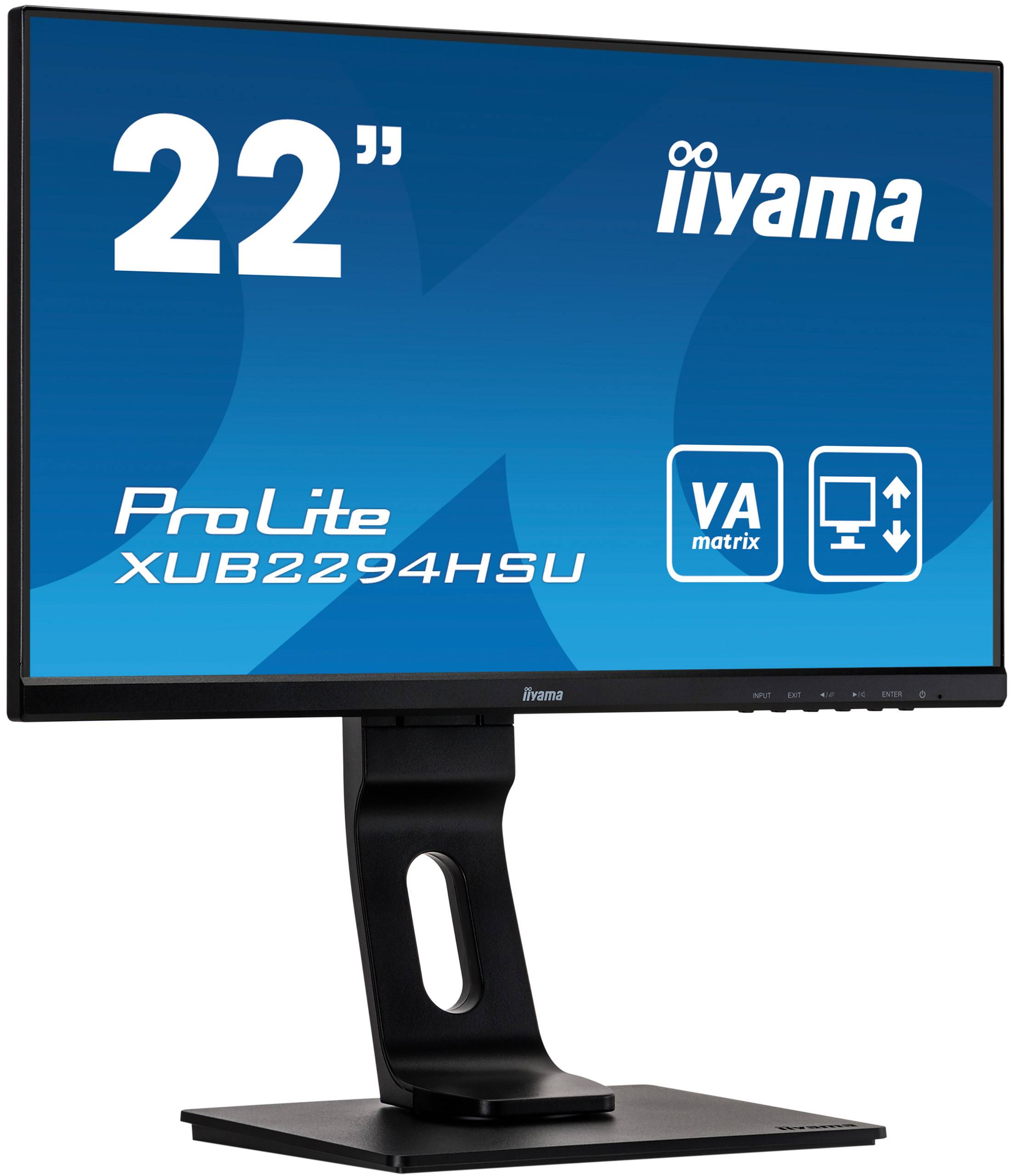 Rca Informatique - image du produit : XUB2294HSU-B1 3000:1 VHA HDMI 215IN LCD 1920 X 1080 16:9 4MS