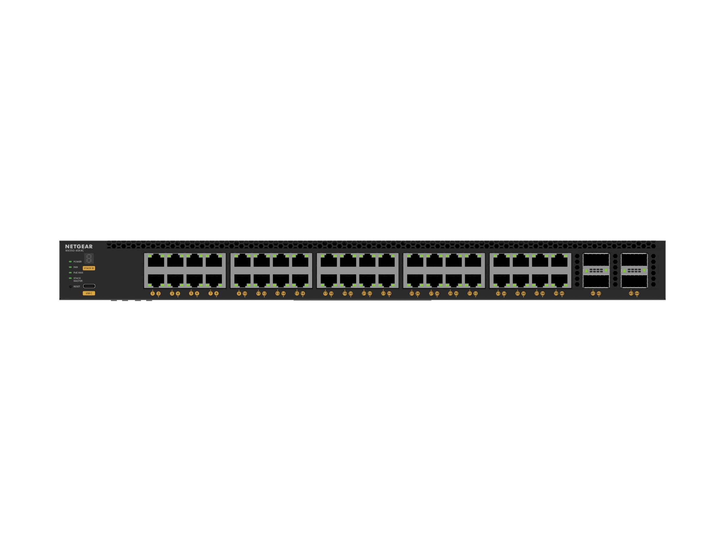 Rca Informatique - image du produit : 52PT M4350-40X4C MANAGED SWITCH