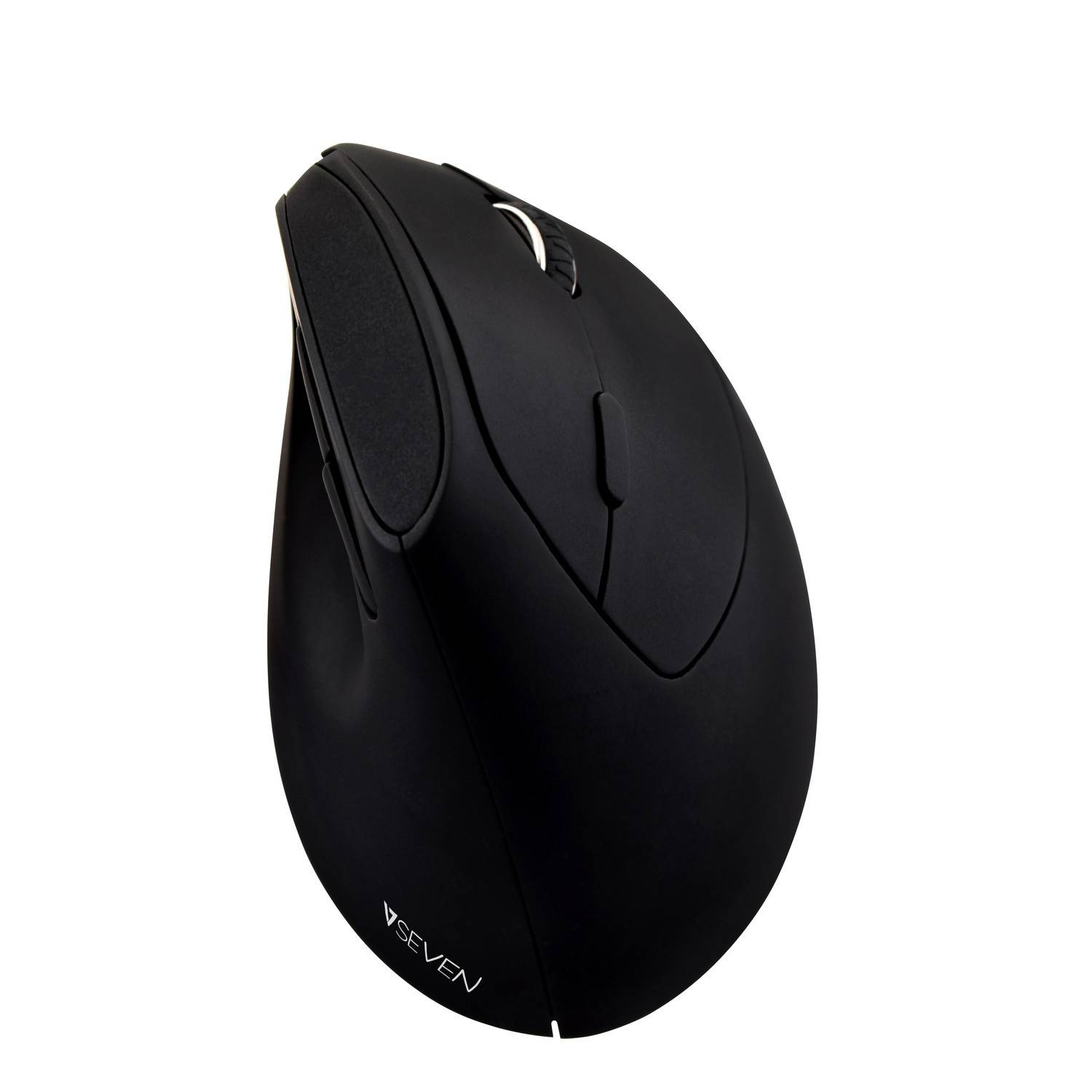 Rca Informatique - image du produit : SOURIS VERTICAL ERGO WIRELESS 2.4GHZ 6 BOUTONS NOIR