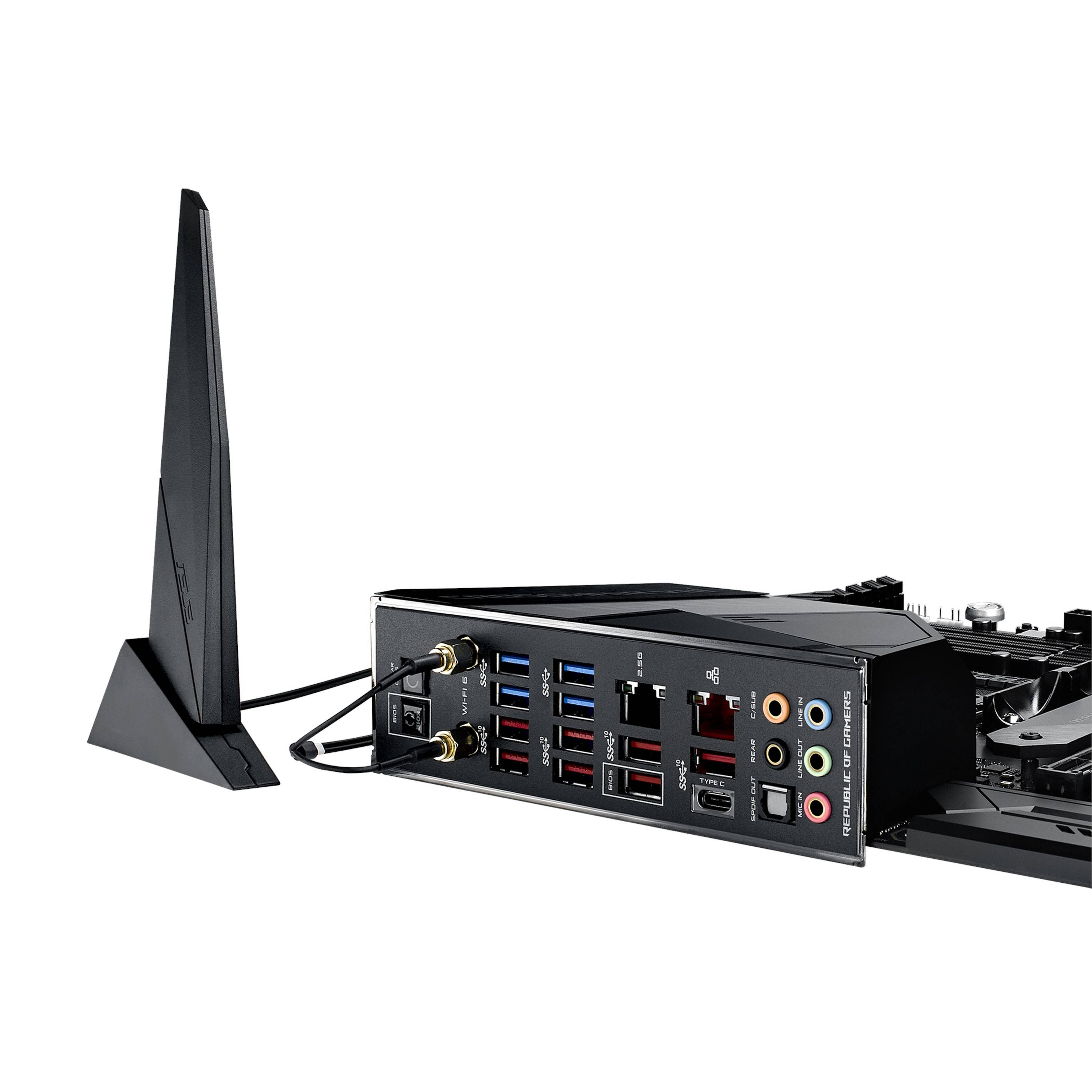 Rca Informatique - image du produit : ROG CROSSHAIRVIII HERO WIFI AM4 ATX SND+WLN+U3.1+M2 SATA6 DDR4