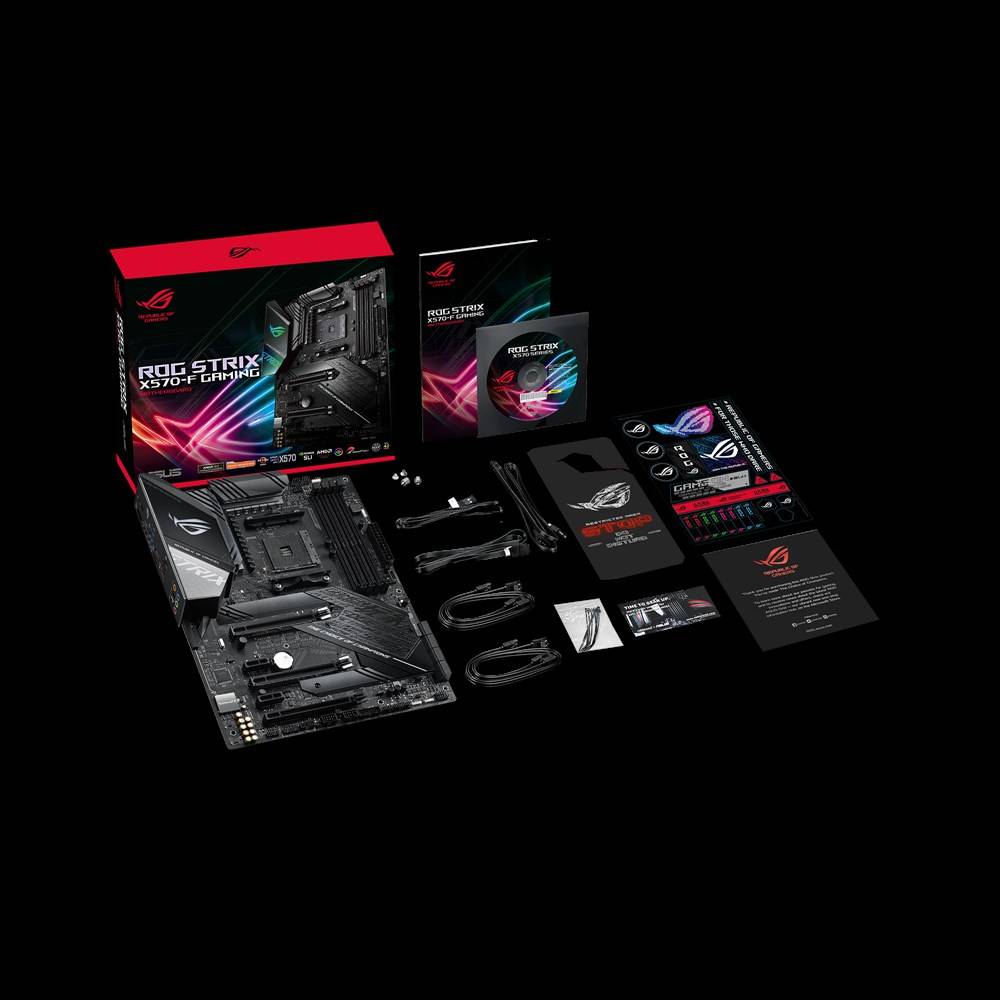 Rca Informatique - image du produit : ROG STRIX X570-F GAMING AM4 ATX SND+GLN+U3.1+M2 SATA6 DDR4