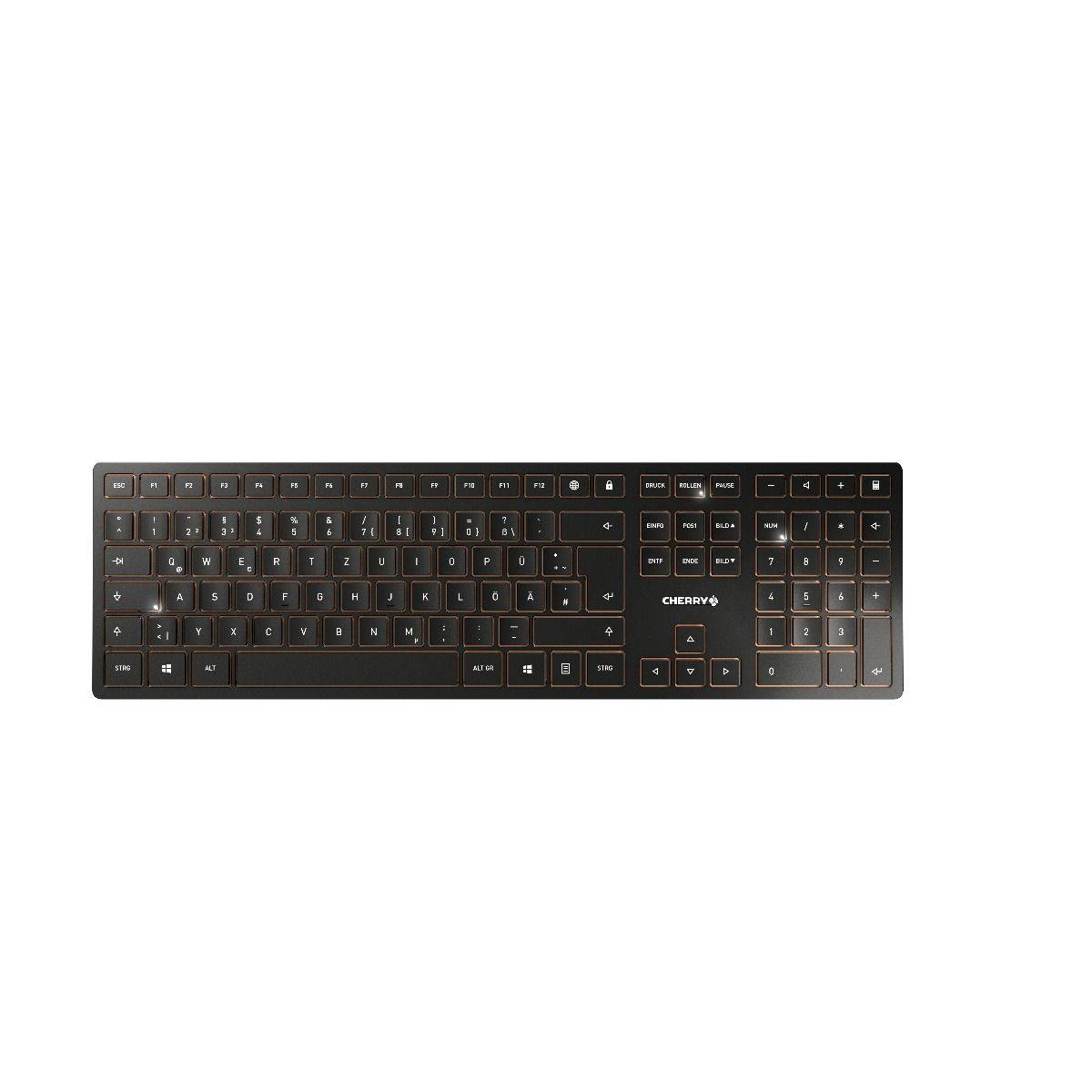 Rca Informatique - image du produit : CHERRY DW 9000 SLIM DESKTOP SET STANDS KEYBOARD AND MOUSE SET WI