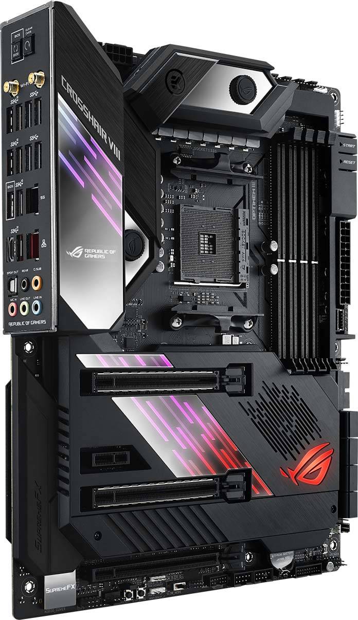 Rca Informatique - Image du produit : ROG CROSSHAIR VIII FORMULA AM4 ATX SND+GLN+U3.1+M2 SATA6 DDR4