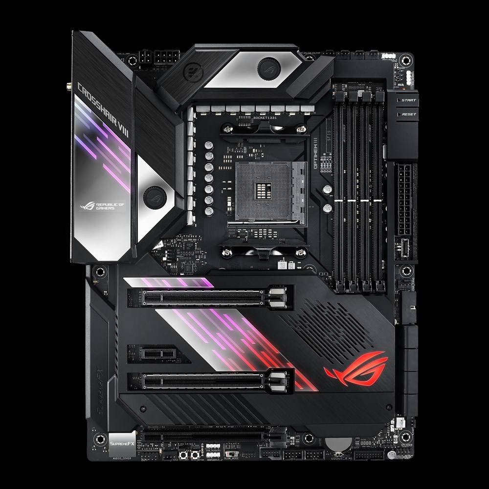 Rca Informatique - image du produit : ROG CROSSHAIR VIII FORMULA AM4 ATX SND+GLN+U3.1+M2 SATA6 DDR4