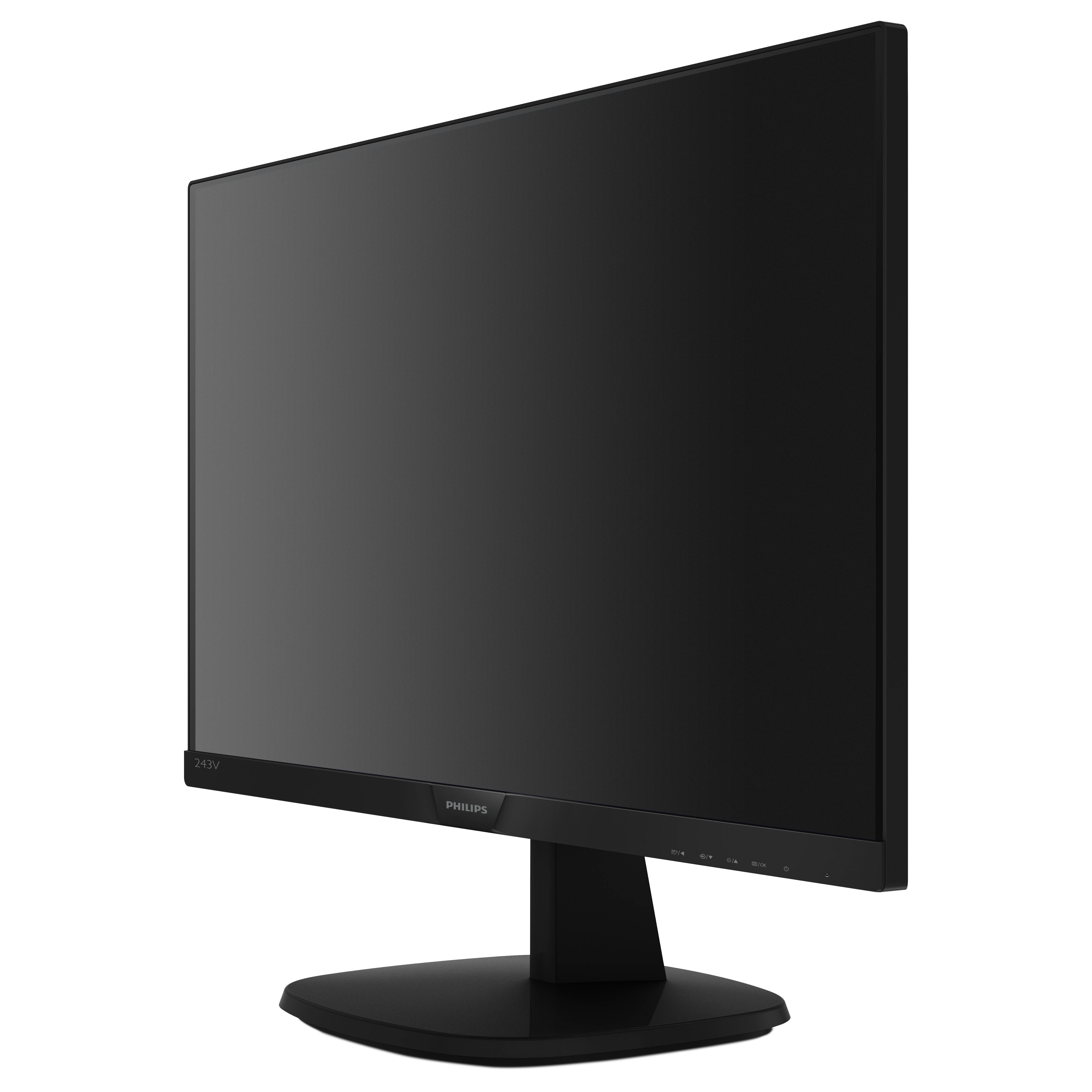 Rca Informatique - image du produit : 243V7QDAB/00 23.8IN IPS FHD 250CD/4MS/HDMI/VGA/DVI-D