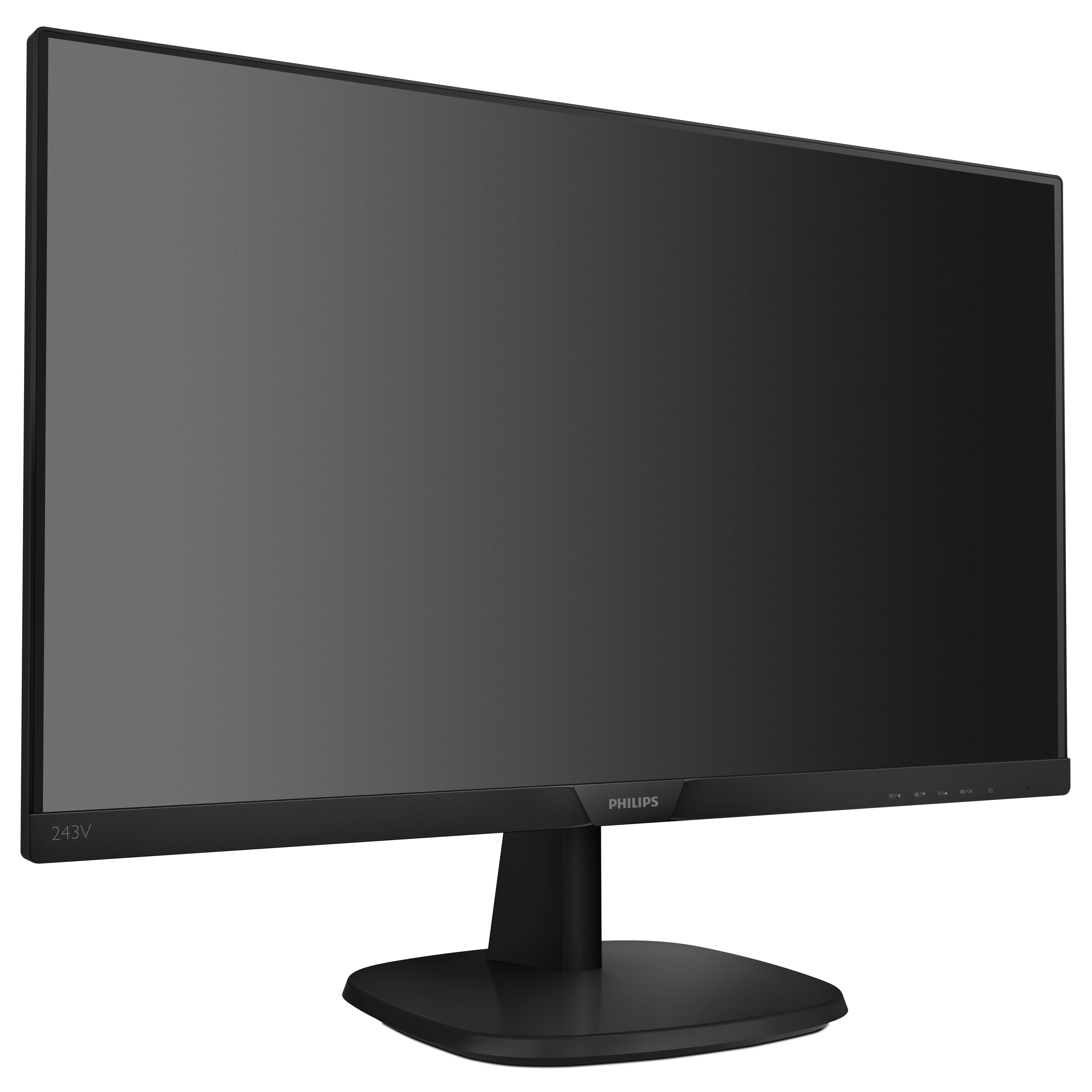 Rca Informatique - image du produit : 243V7QDSB/00 23.8IN IPS FHD 250CD/4MS/HDMI/VGA/DVI-D