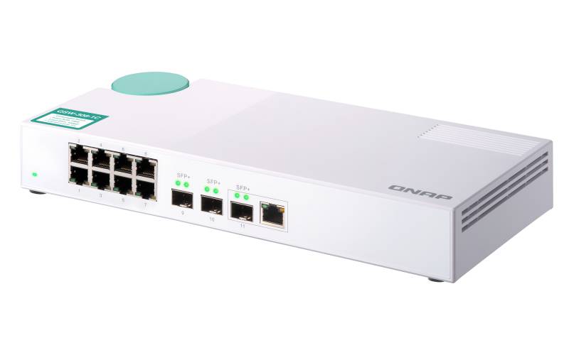 Rca Informatique - image du produit : QSW-308-1C SWITCH 8PORT 1GBPS 3PORT SFP+ 1RJ45 10G COMBOPORT