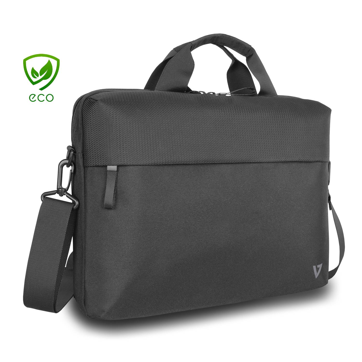 Rca Informatique - Image du produit : 16IN ECOFRIENDLY RPET BRIEFCASE TOPLOAD PROFESSIONAL BLACK