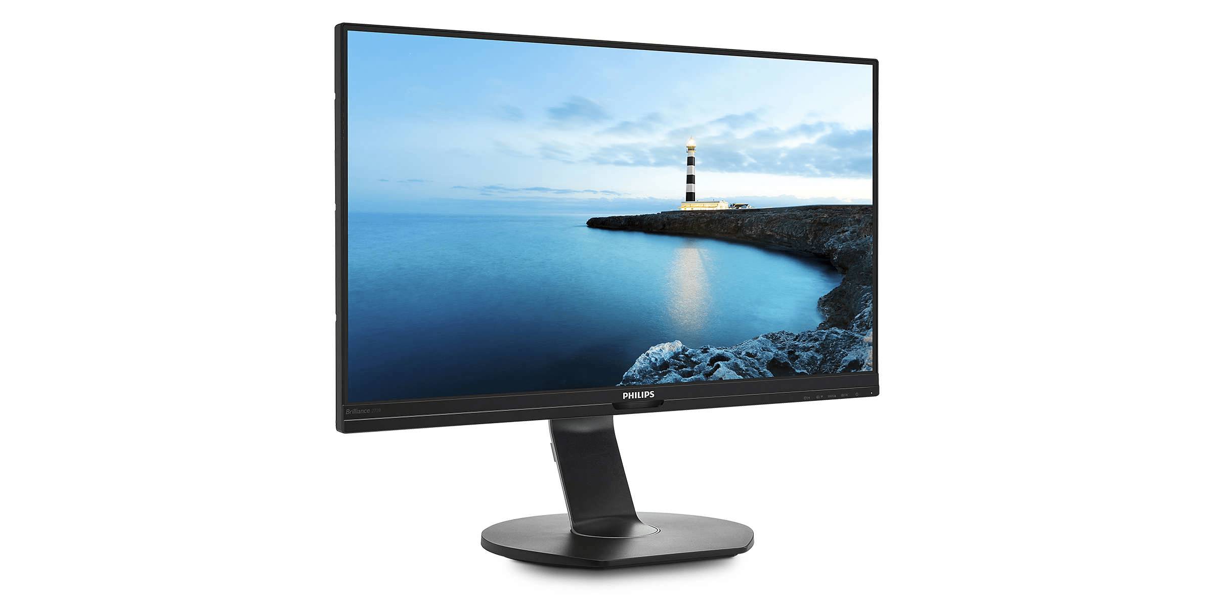 Rca Informatique - image du produit : 27IN LCD 2560X1440 16:9 1MS 272B7QUPBEB/00 1000:1 HDMI/VGA