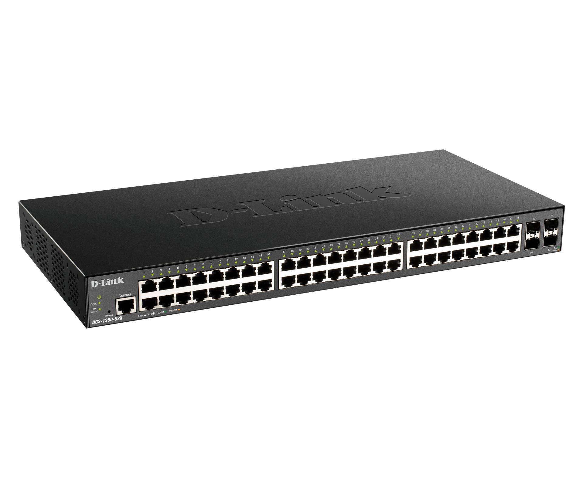 Rca Informatique - image du produit : 52-PORT SMART MGD GB SWITCH 4X 10G