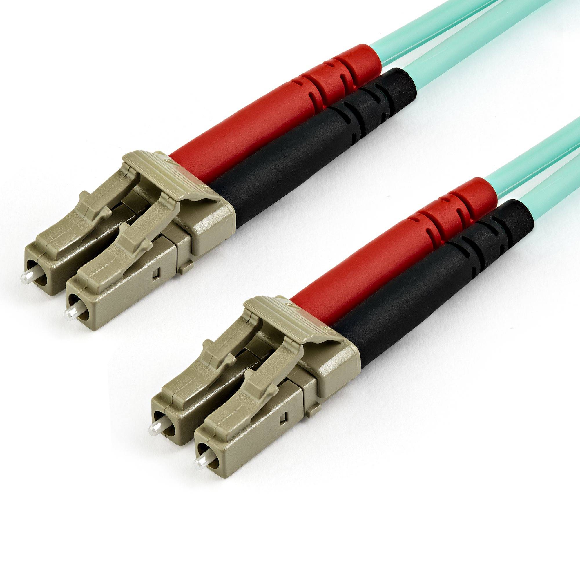 Rca Informatique - Image du produit : 7M OM4 FIBER OPTIC PATCH CORD AQUA - LC/LC - 50/125 - 40/100GB