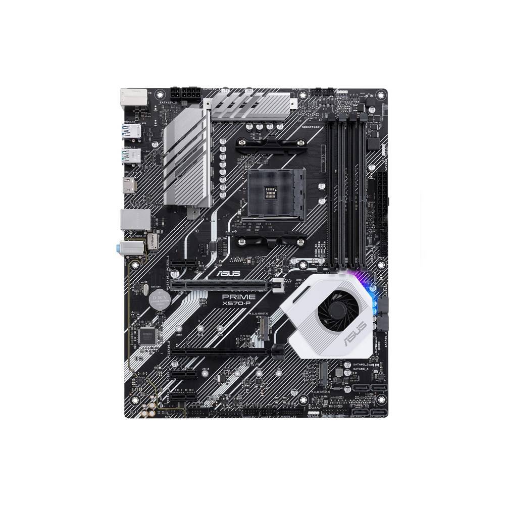 Rca Informatique - image du produit : PRIME X570-P AM4 ATX SND+GLN+U3.1+M2 SATA6 DDR4