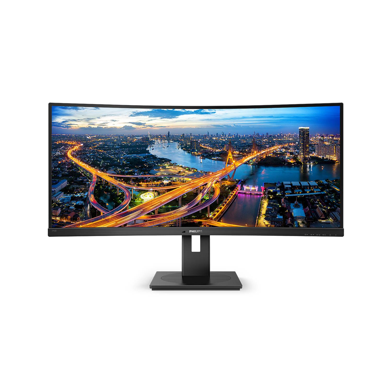 Rca Informatique - image du produit : 346B1C/00 CURV 34IN VA WQHD 300CD/4MS/HDMI/DP/USB-C/HAS