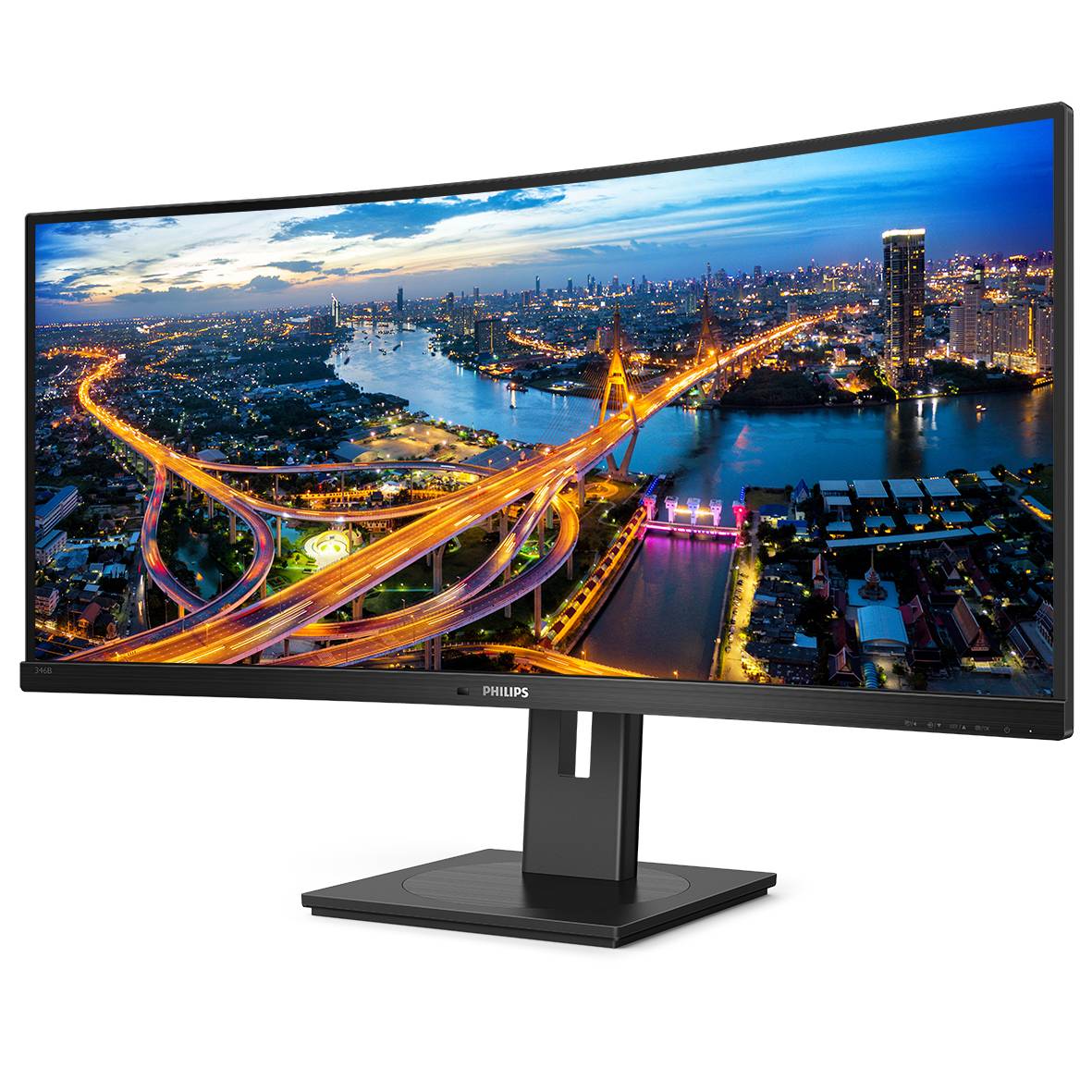 Rca Informatique - image du produit : 346B1C/00 CURV 34IN VA WQHD 300CD/4MS/HDMI/DP/USB-C/HAS