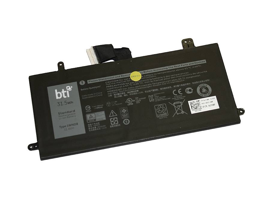 Rca Informatique - Image du produit : BTI 3C BATTERY LATITUDE 5285 OEM: 1WND8 01WND8 JT90P