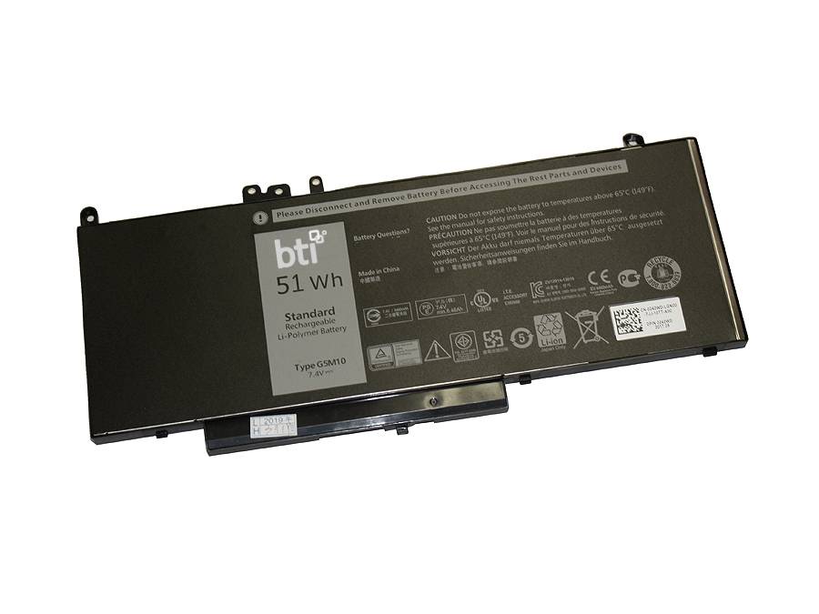 Rca Informatique - Image du produit : BTI 4C BATTERY LATITUDE E5450 OEM: 8V5GX 451-BBLK 451-BBLN