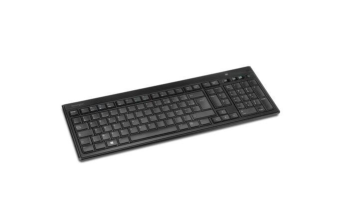 Rca Informatique - image du produit : KEYBOARD ADVANCEFIT WIRELESS BLACK FRANCE