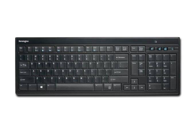 Rca Informatique - image du produit : KEYBOARD ADVANCEFIT WIRELESS BLACK FRANCE