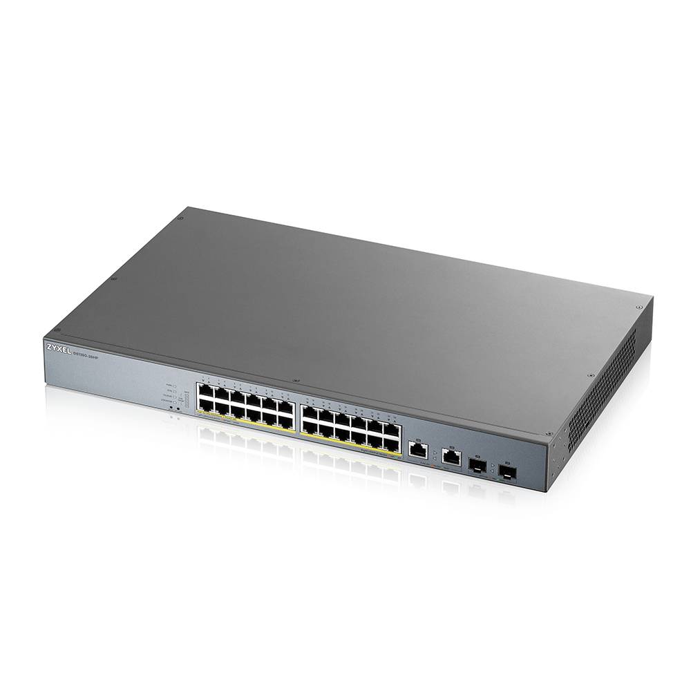 Rca Informatique - image du produit : 26 PORT MANAGED CCTV POE SWITCH LONG RANGE 375W