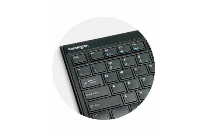 Rca Informatique - image du produit : KEYBOARD ADVANCEFIT WIRELESS BLACK FRANCE