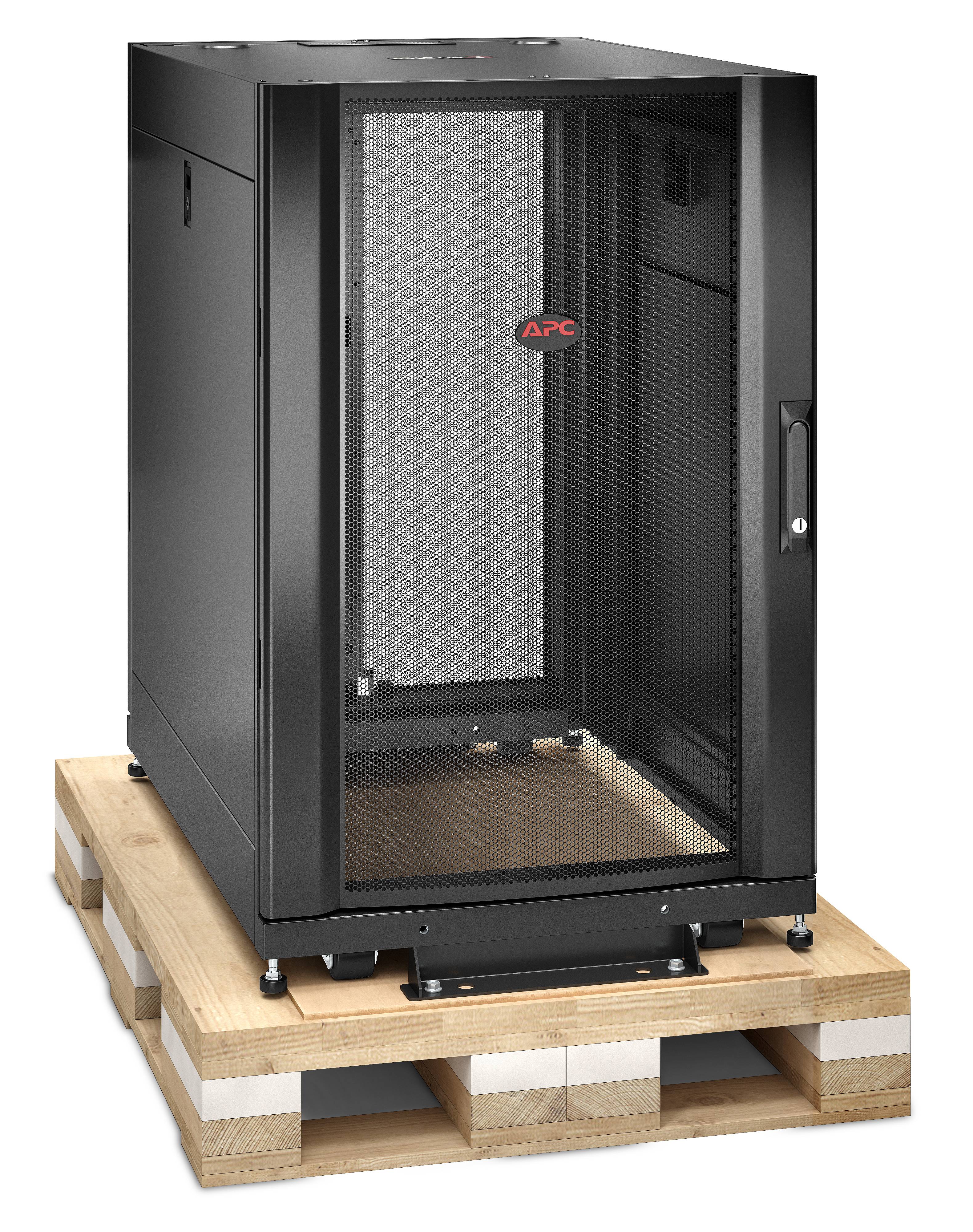 Rca Informatique - image du produit : NETSHELTER SX 18U SRVR RACK ENC 600X900MM W/ SIDES BLK SHOCK PAC