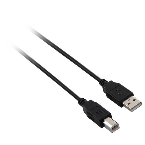 Rca Informatique - image du produit : USB2.0 A TO B CABLE 5M BLACK M/M 100PCT COPPER CONDUCTOR .
