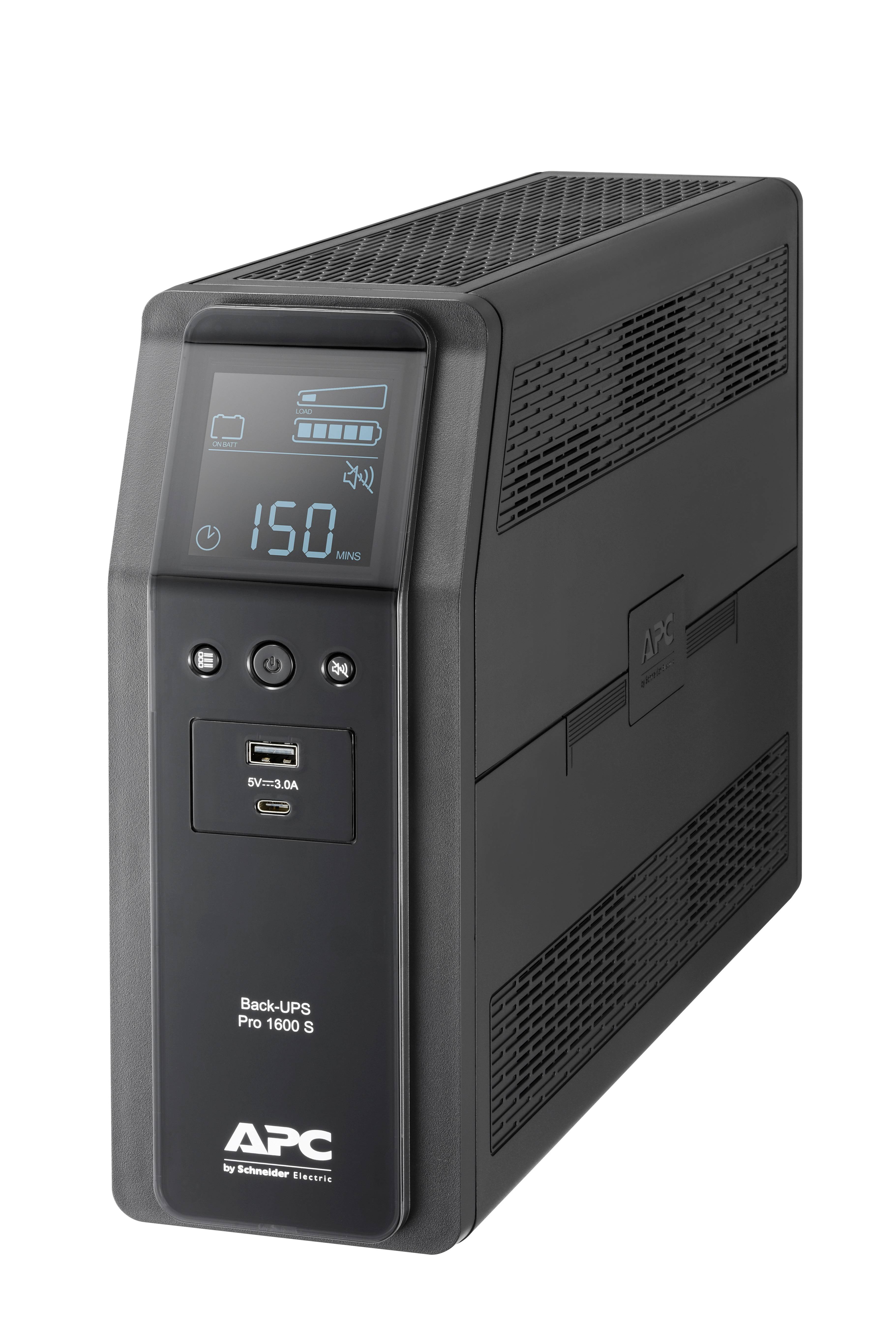 Rca Informatique - image du produit : BACK UPS PRO BR 1600VA SINEWAVE8 OUTLETS AVR LCD INTERF