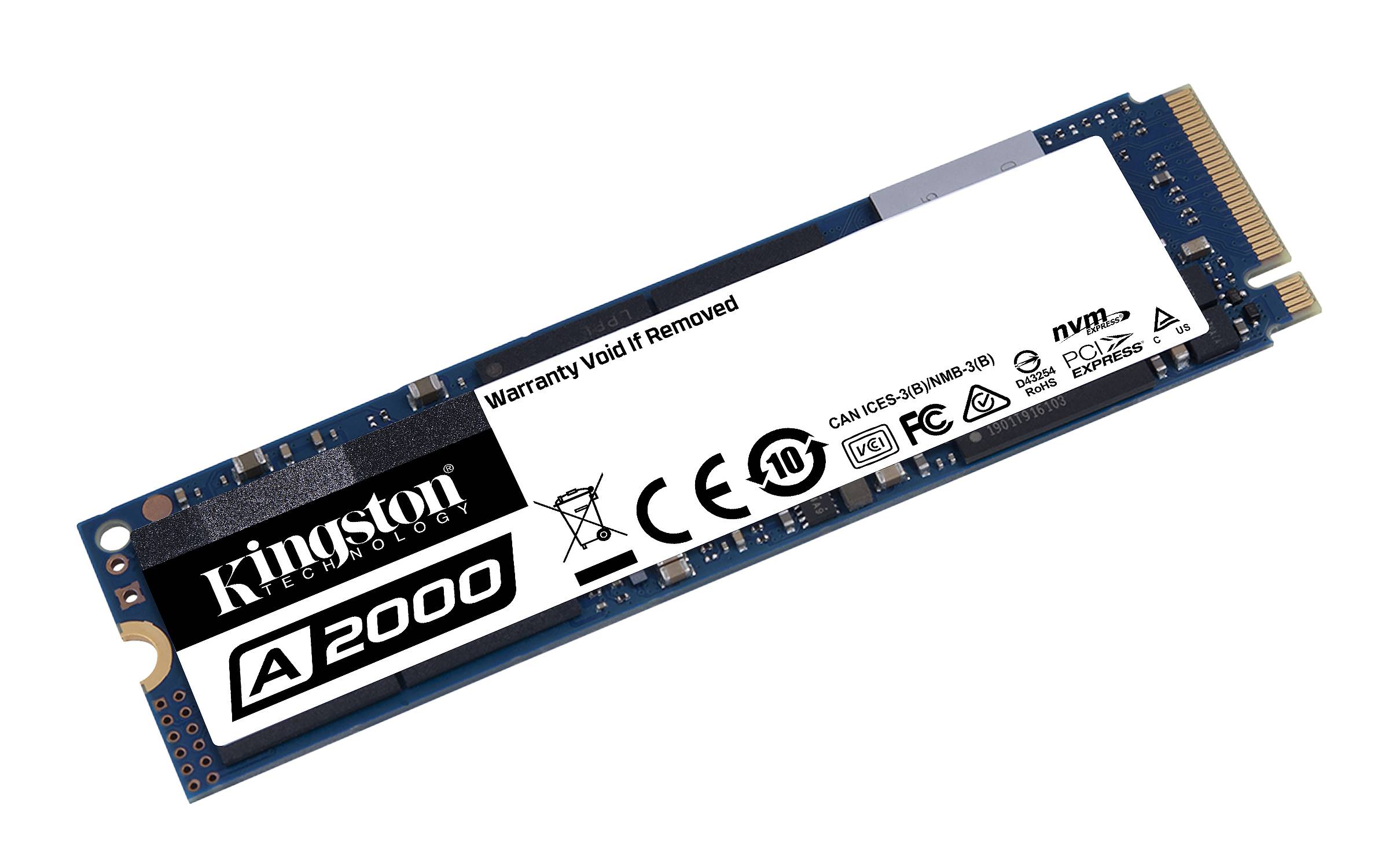 Rca Informatique - image du produit : 1000G A2000 M.2 2280 NVME .