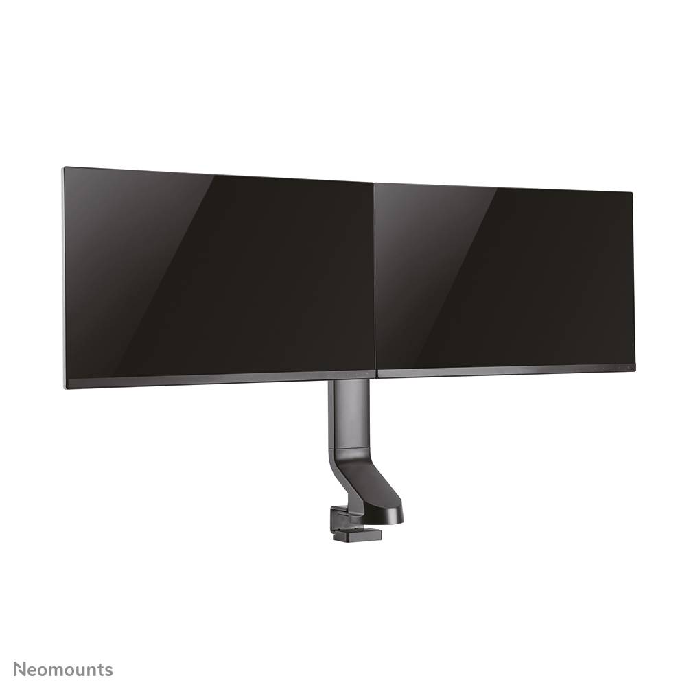 Rca Informatique - image du produit : DESK MOUNT DUAL 19-27IN BLACK CLAMP/GROMMET 75X75TO100X100