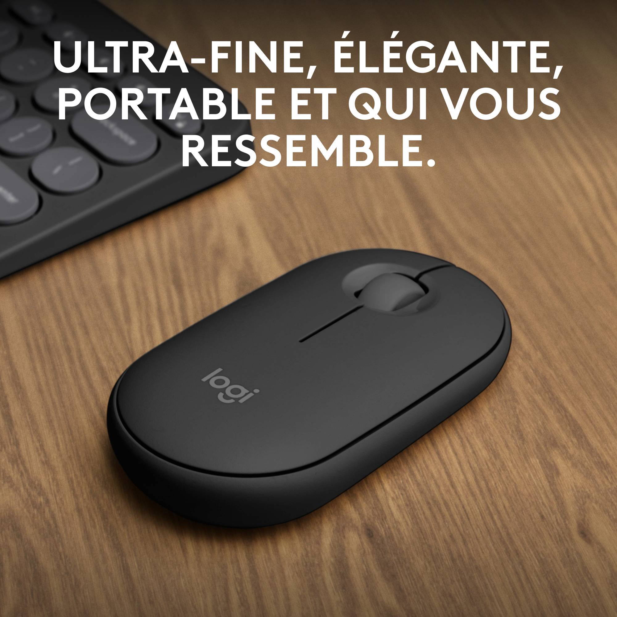 Rca Informatique - image du produit : PEBBLE MOUSE 2 M350S GRAPHITE TONAL BT N/A EMEA-808 DONGLELESS