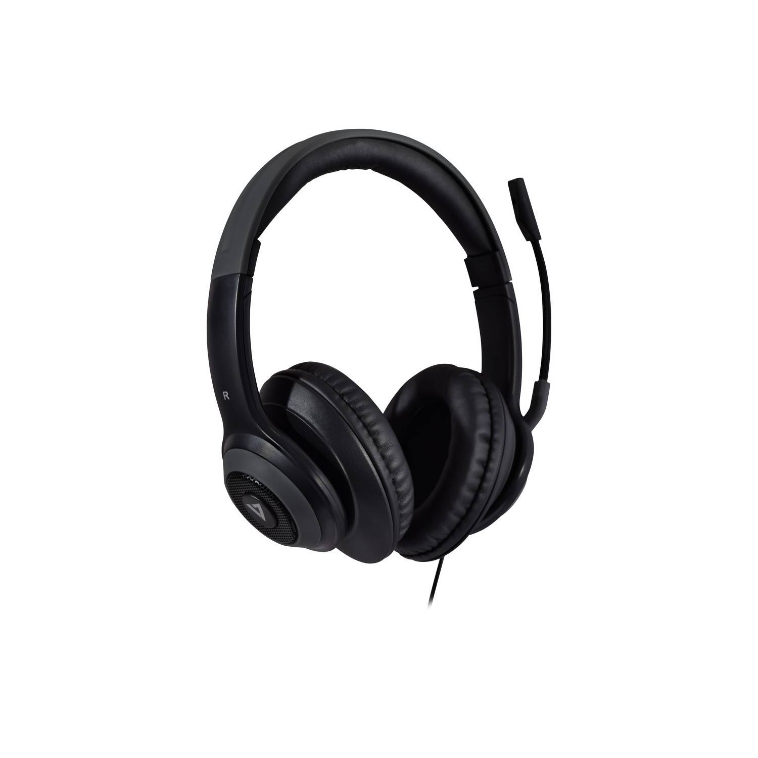 Rca Informatique - image du produit : MICRO CASQUE PROFESIONNAL JACK USB NOIR ET GRIS