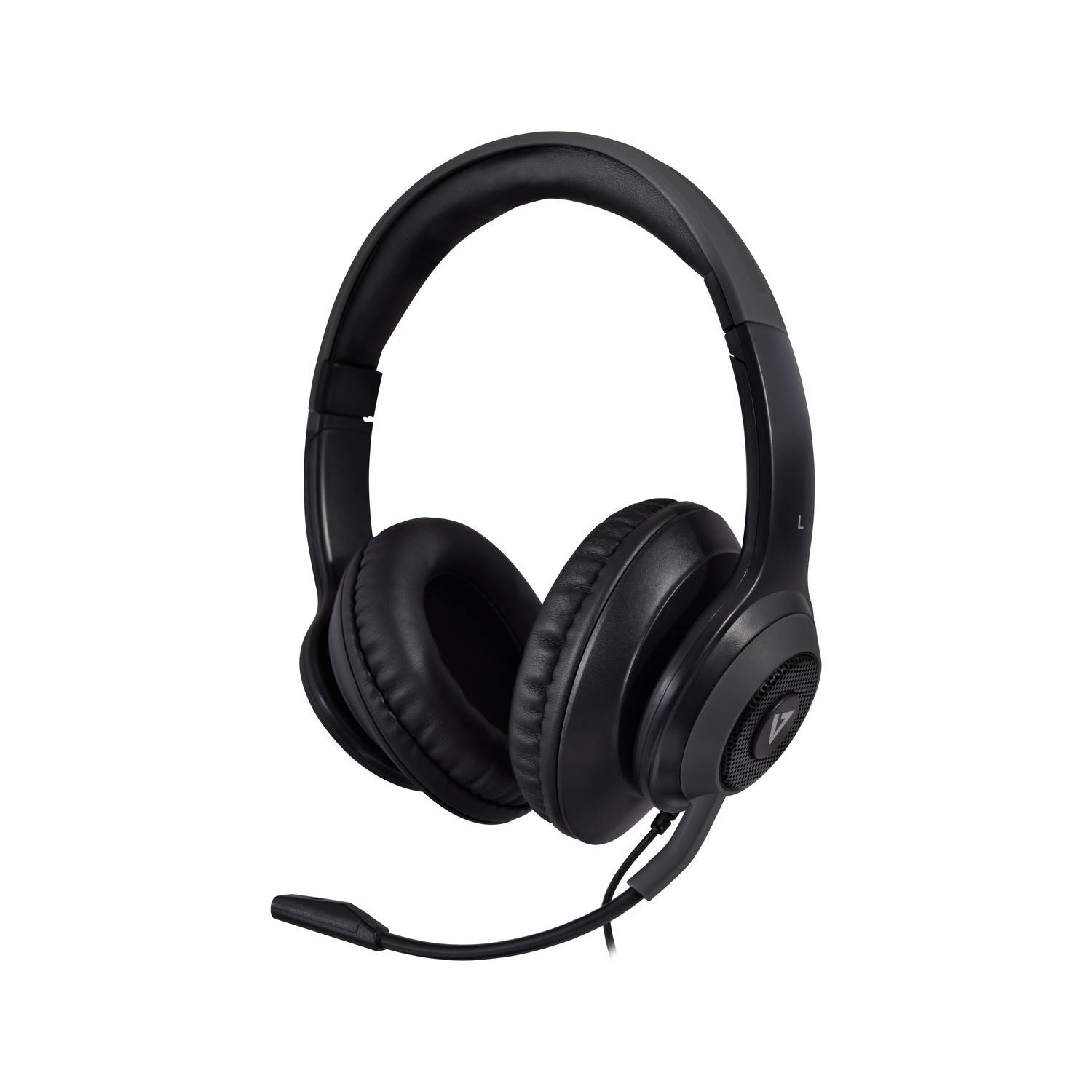 Rca Informatique - Image du produit : MICRO CASQUE PROFESIONNAL JACK USB NOIR ET GRIS