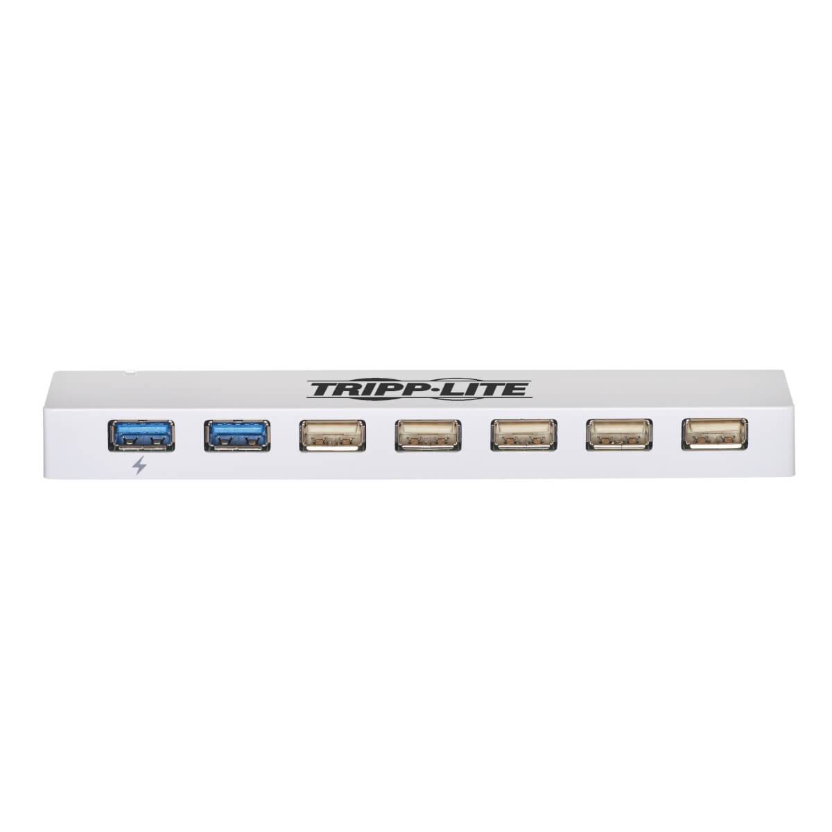 Rca Informatique - image du produit : 7-PT USB 3.0/USB 2.0 COMBO HUB 2 USB 3.0 / 5 USB 2.0 PORTS