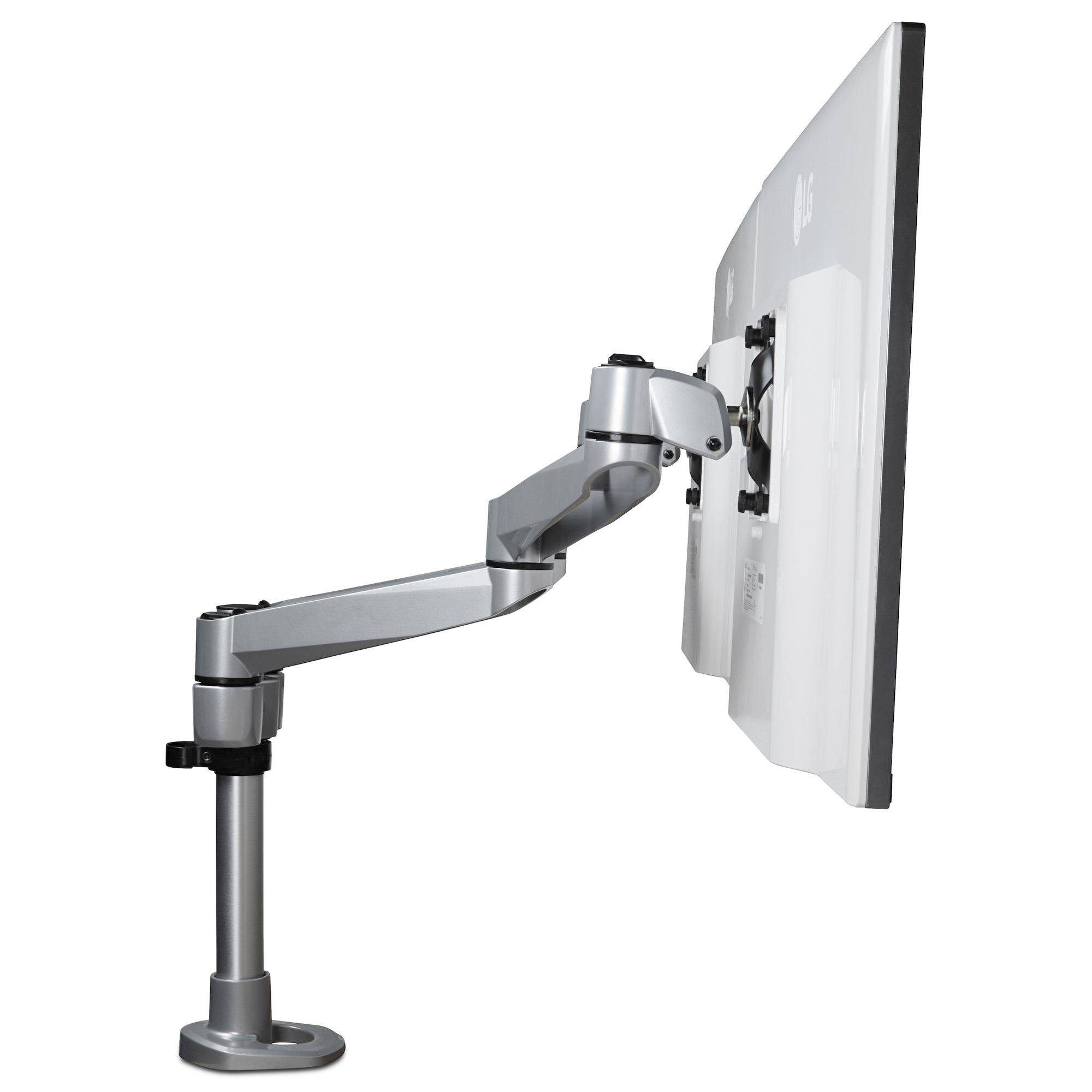 Rca Informatique - image du produit : DESK MOUNT DUAL MONITOR ARM FOR UP TO 27IN VESA MONITORS