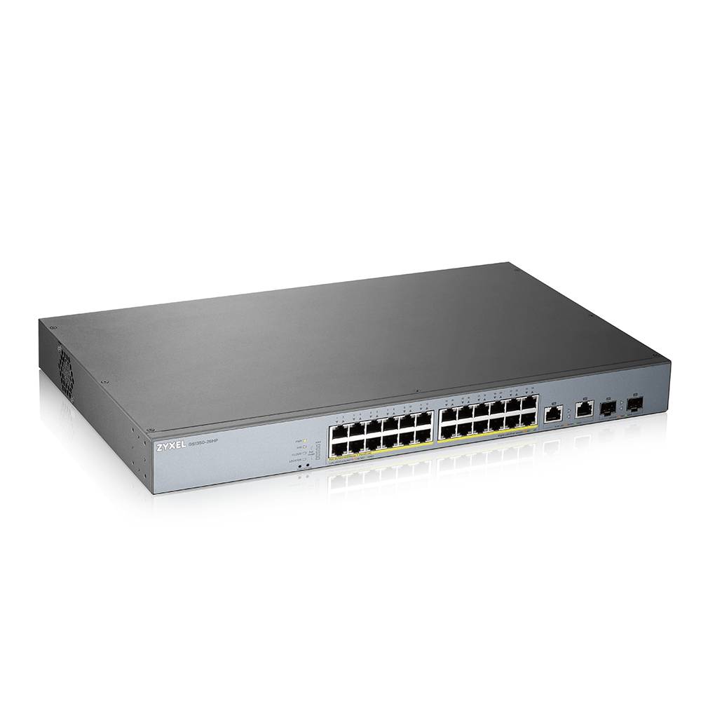 Rca Informatique - image du produit : 26 PORT MANAGED CCTV POE SWITCH LONG RANGE 375W