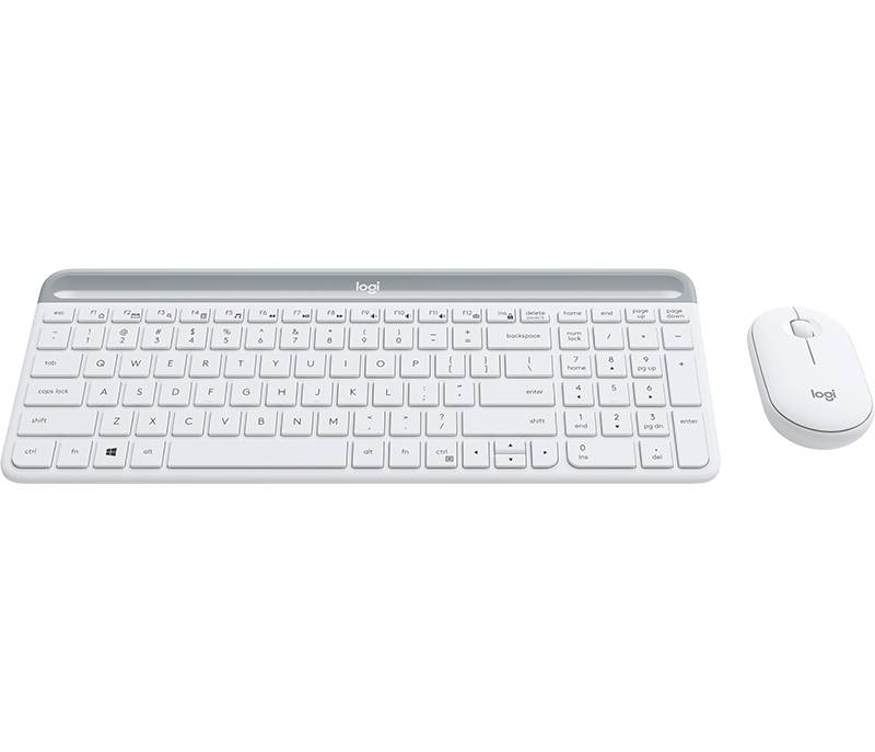 Rca Informatique - image du produit : SLIM WRLS. KEYB.MOUSECOMB MK470 OFFWHITE ESP MEDITER