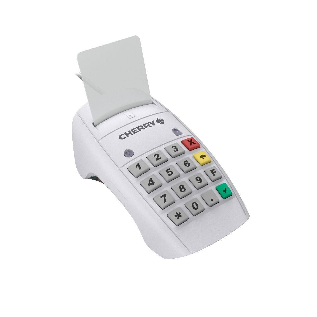 Rca Informatique - image du produit : CHERRY ST-2100 CONTACT SMARTCARD TERMINAL GREY