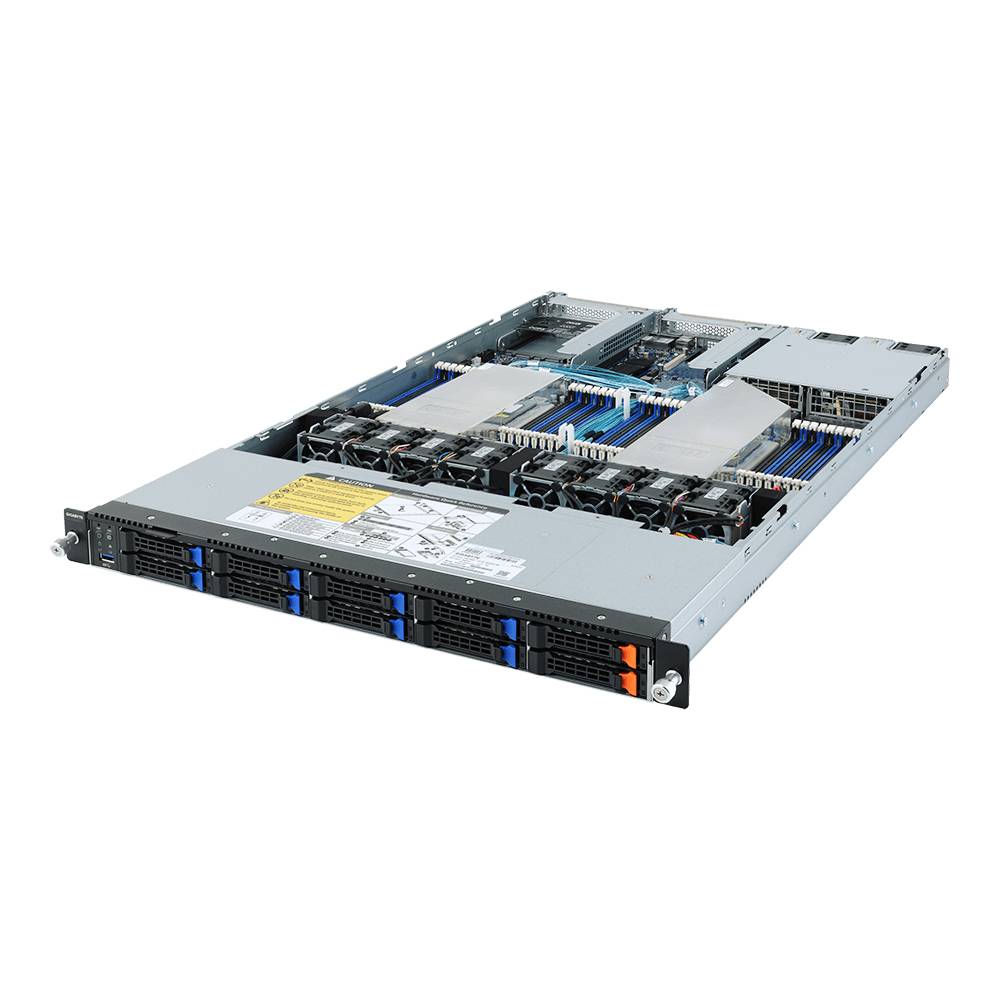 Rca Informatique - Image du produit : AMD BAREBONE R182-Z91 1U 2XCPU 32XDIMM 10XHDD 2XPCIE 2X1200W