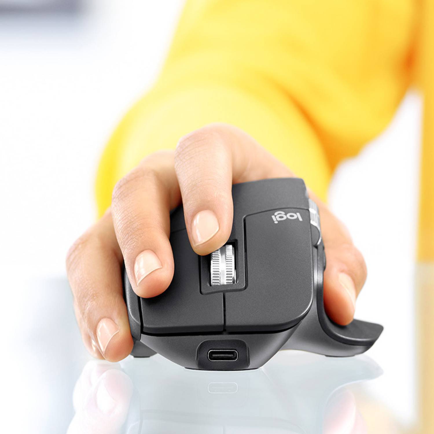 Rca Informatique - image du produit : MX MASTER 3 ADVA. WRLS MOUSE GRAPH 2.4GHZ/BT N/A EMEA MR0077