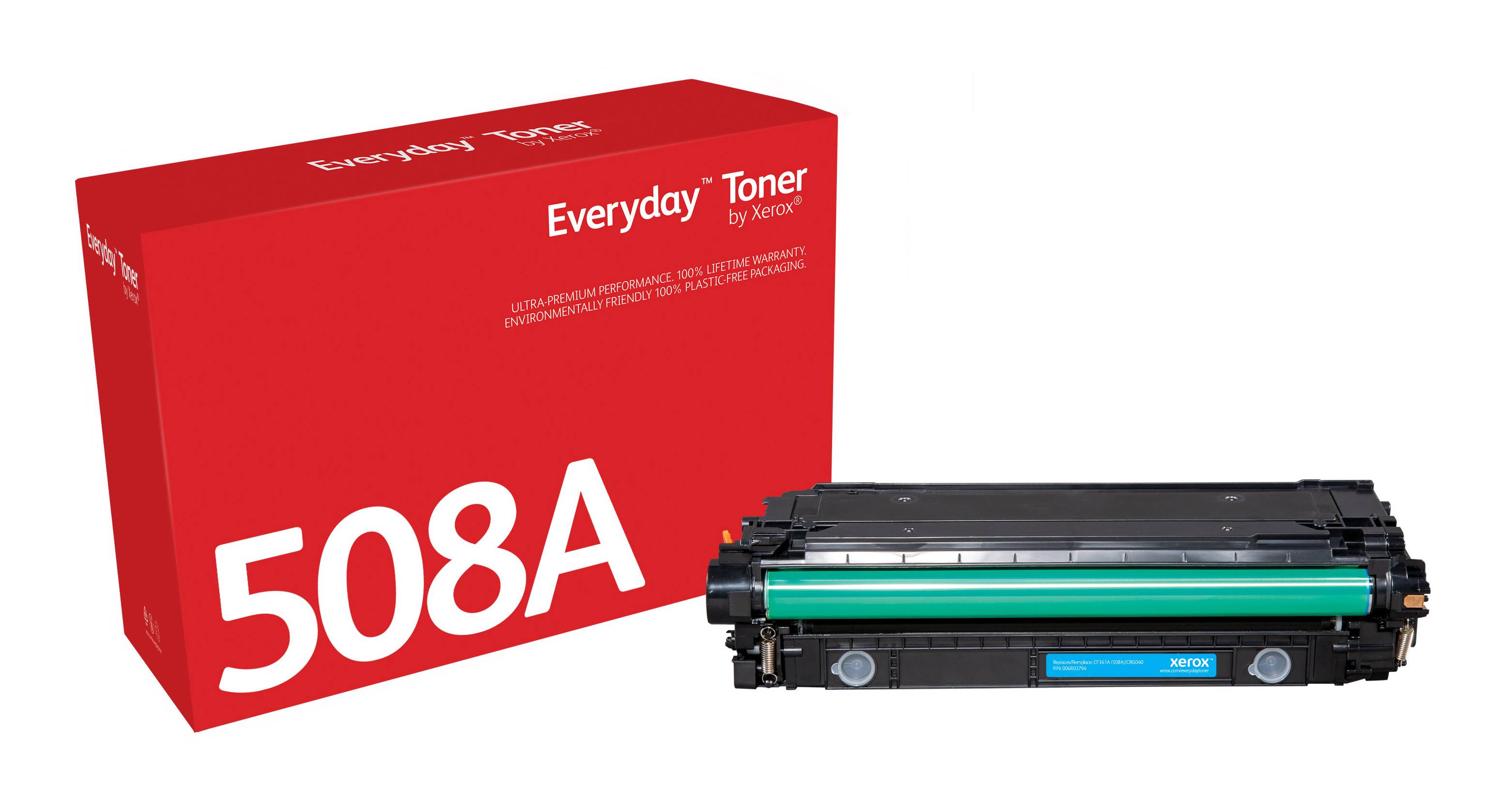 Rca Informatique - Image du produit : CYAN TONER CARTRIDGE EQUIVALENT TO HP 508A FOR COLOR LASERJET