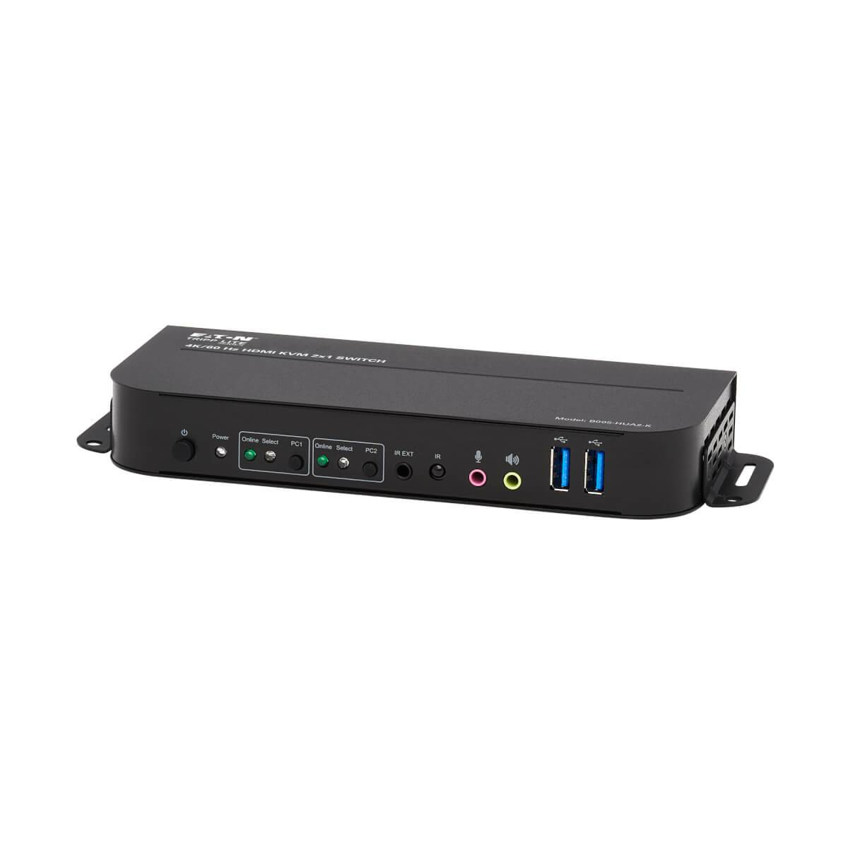 Rca Informatique - image du produit : 2PT HDMI/USB KVM SWCH 4K 60HZ HDR HDCP 2.2 USB SHARING USB3.0