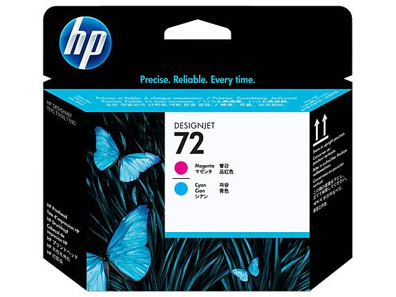 Rca Informatique - image du produit : HP 72 MAGENTA AND CYAN PRINTHEAD