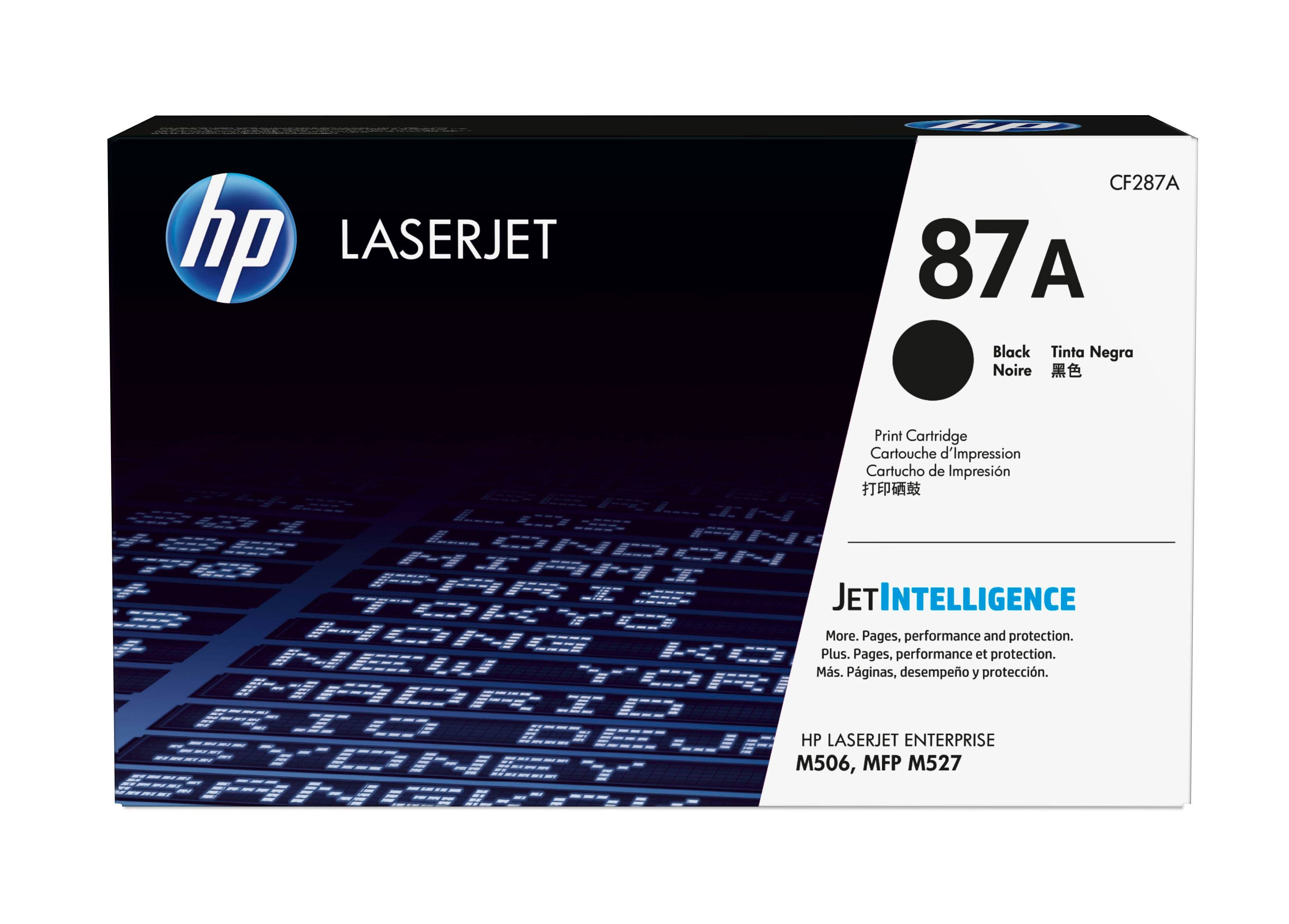 Rca Informatique - Image du produit : TONER CARTRIDGE 87A BLACK .