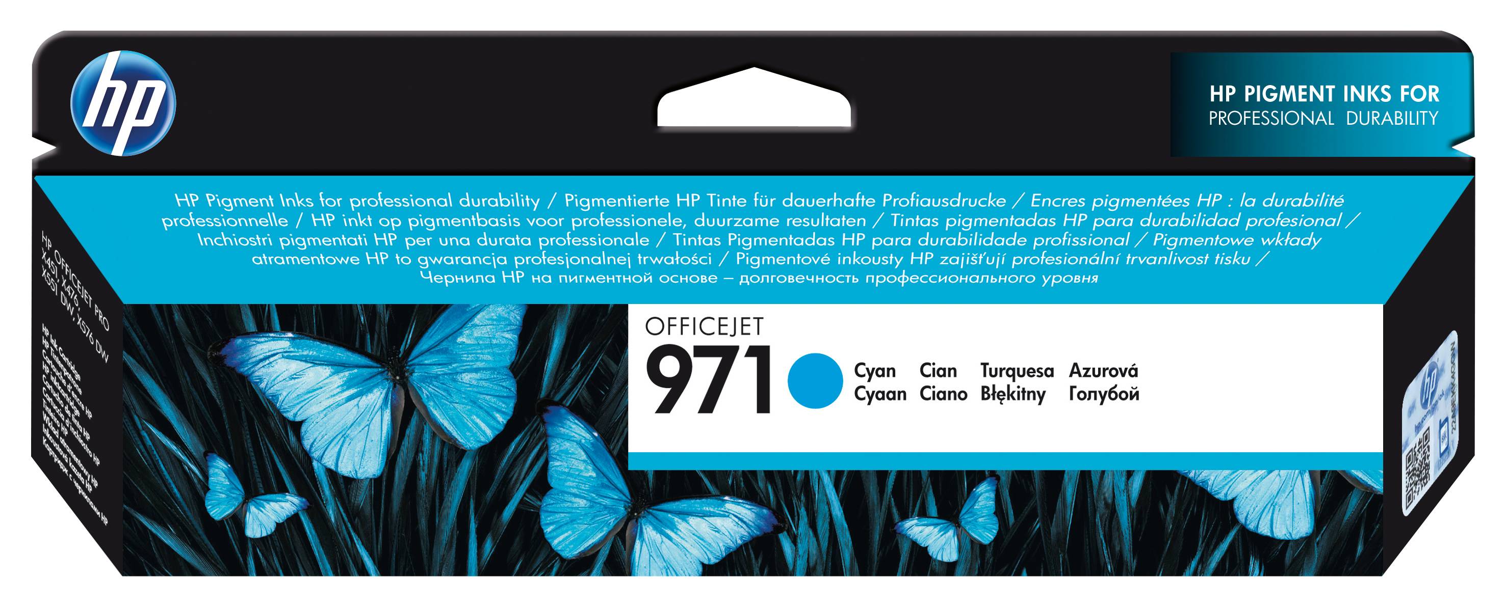 Rca Informatique - image du produit : INK CARTRIDGE NO 971 CYAN .