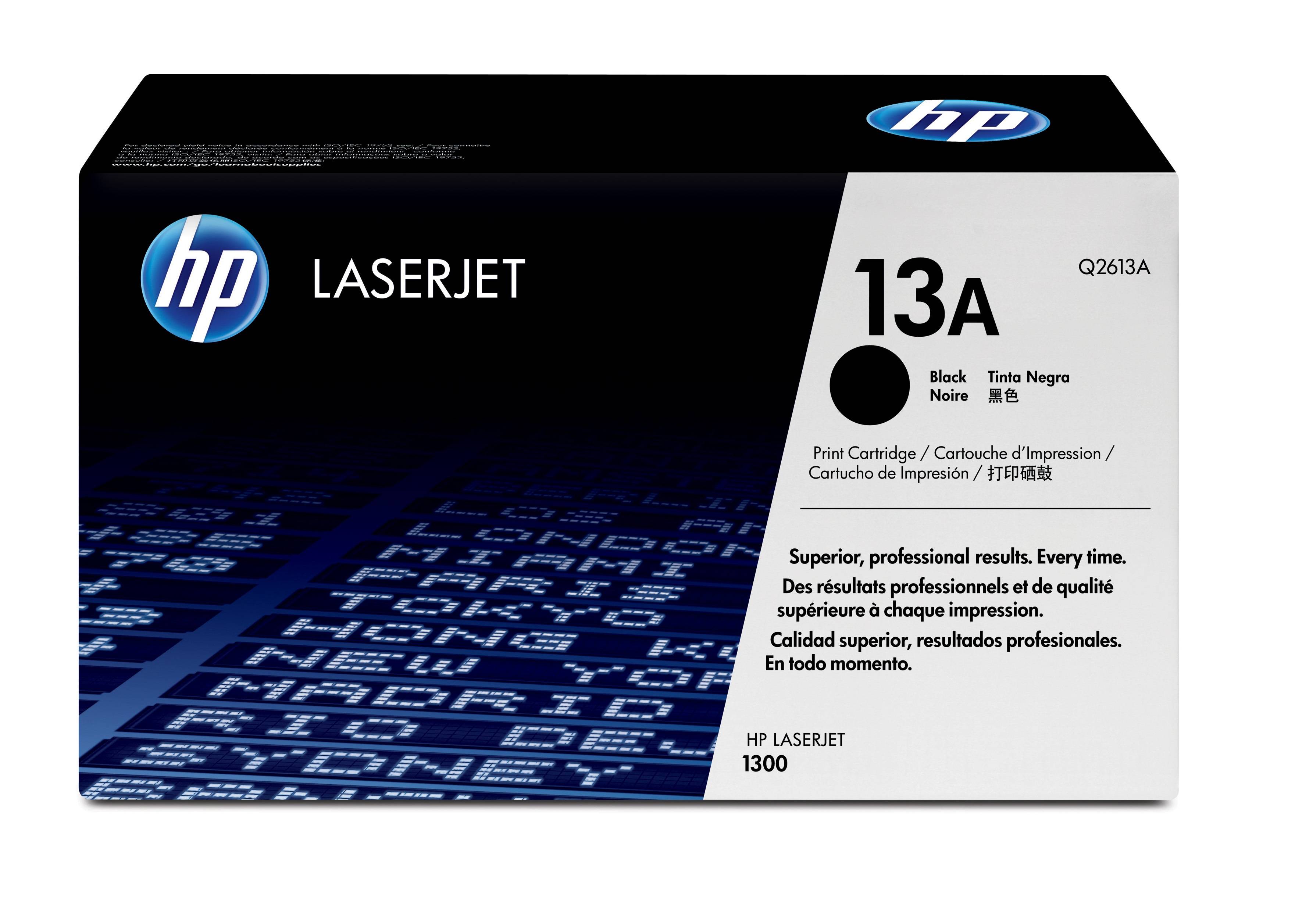 Rca Informatique - Image du produit : TONER CARTRIDGE 13A BLACK F / LASERJET 1300 SERIE