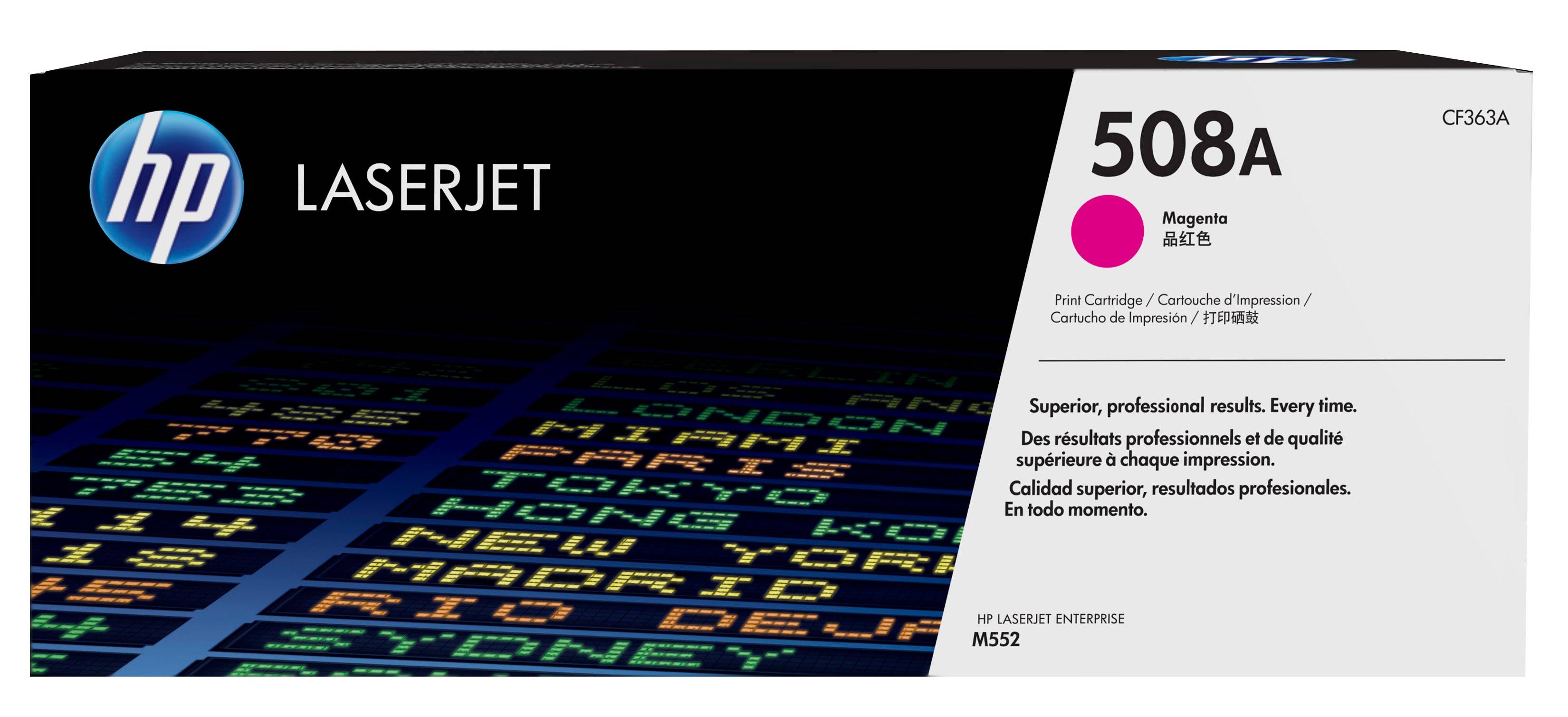 Rca Informatique - Image du produit : TONER CARTRIDGE 508A MAGENTA .