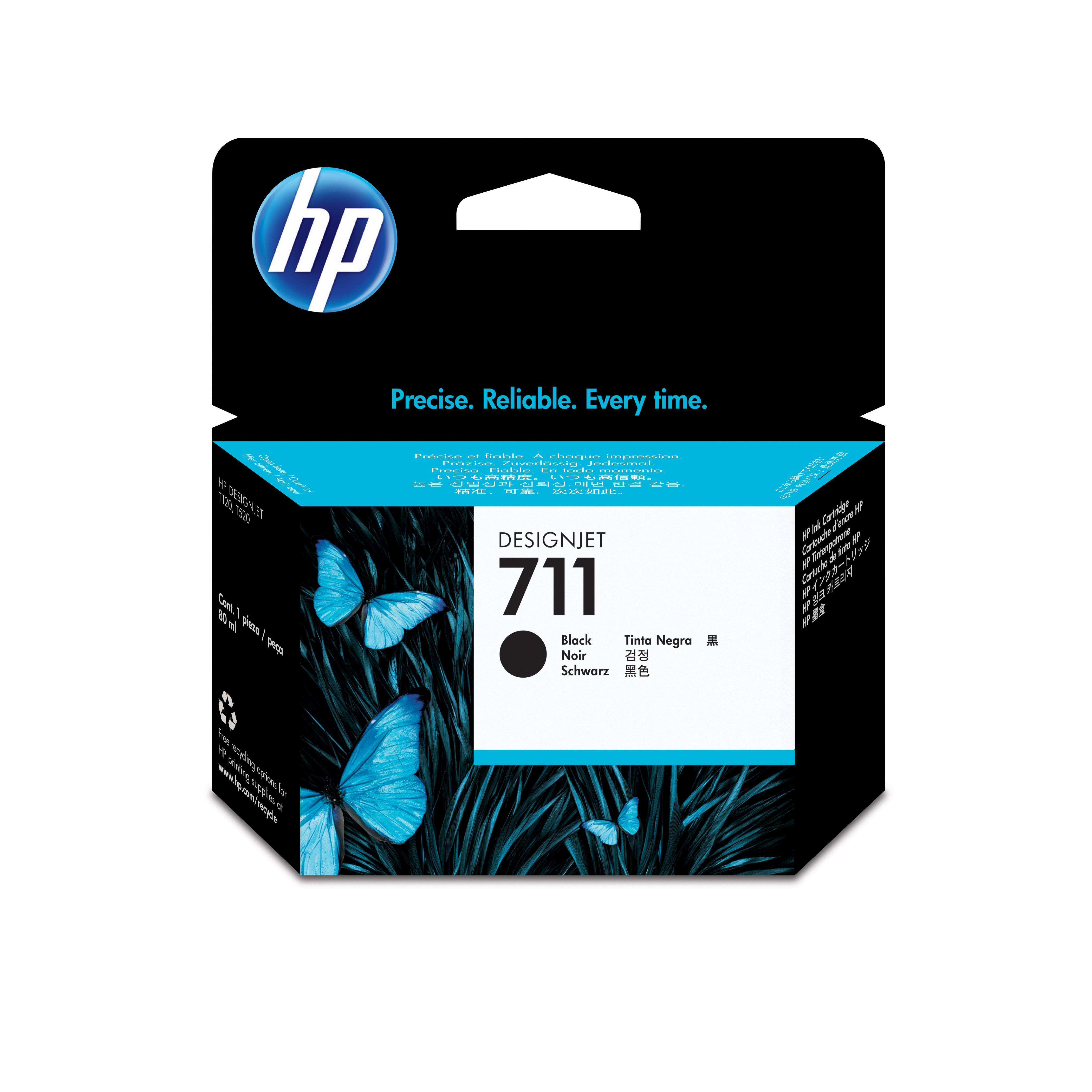 Rca Informatique - Image du produit : INK CARTRIDGE NO 711 BLACK 80 ML