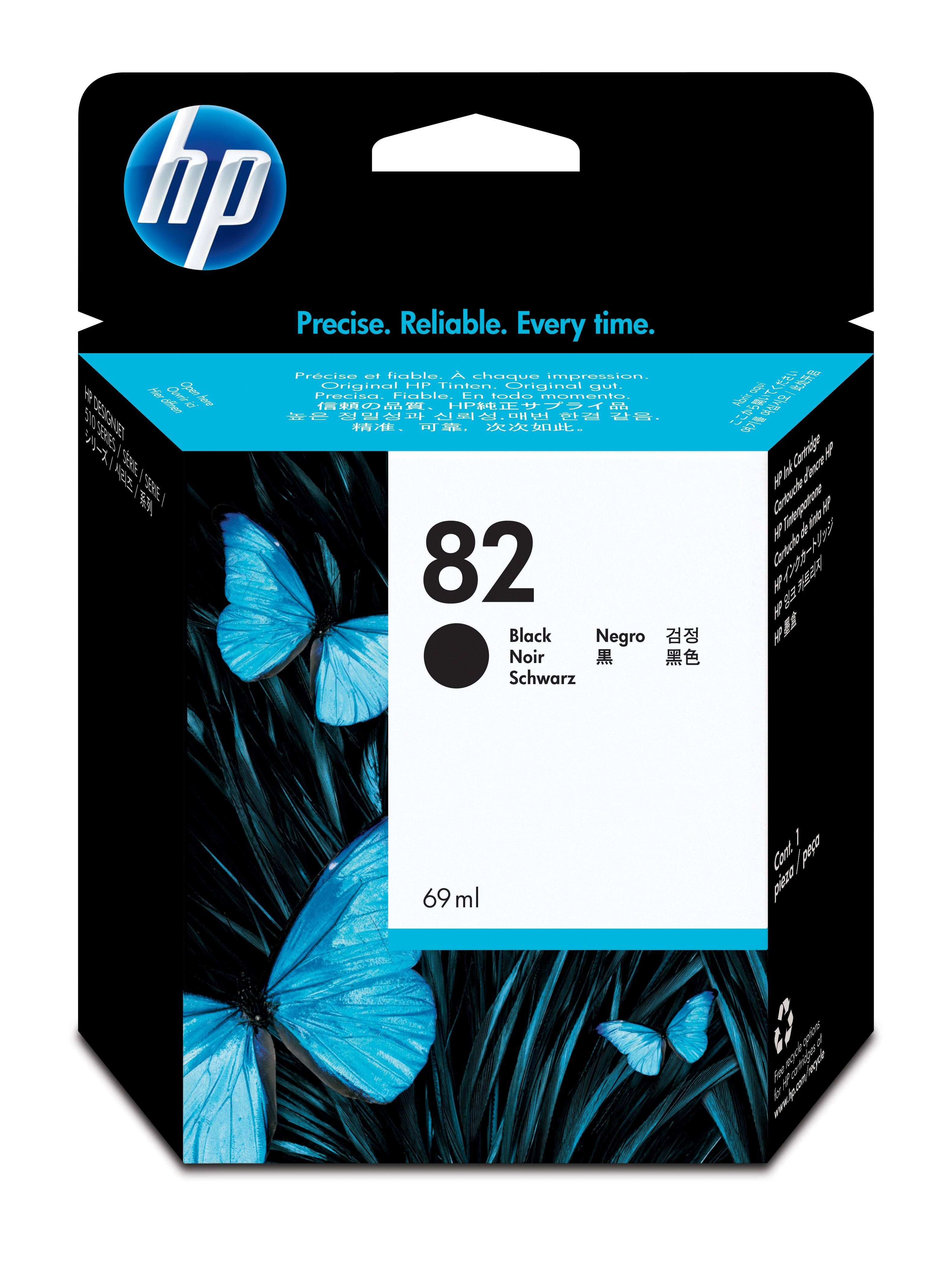 Rca Informatique - image du produit : INK CARTRIDGE NO 82 BLACK 69ML