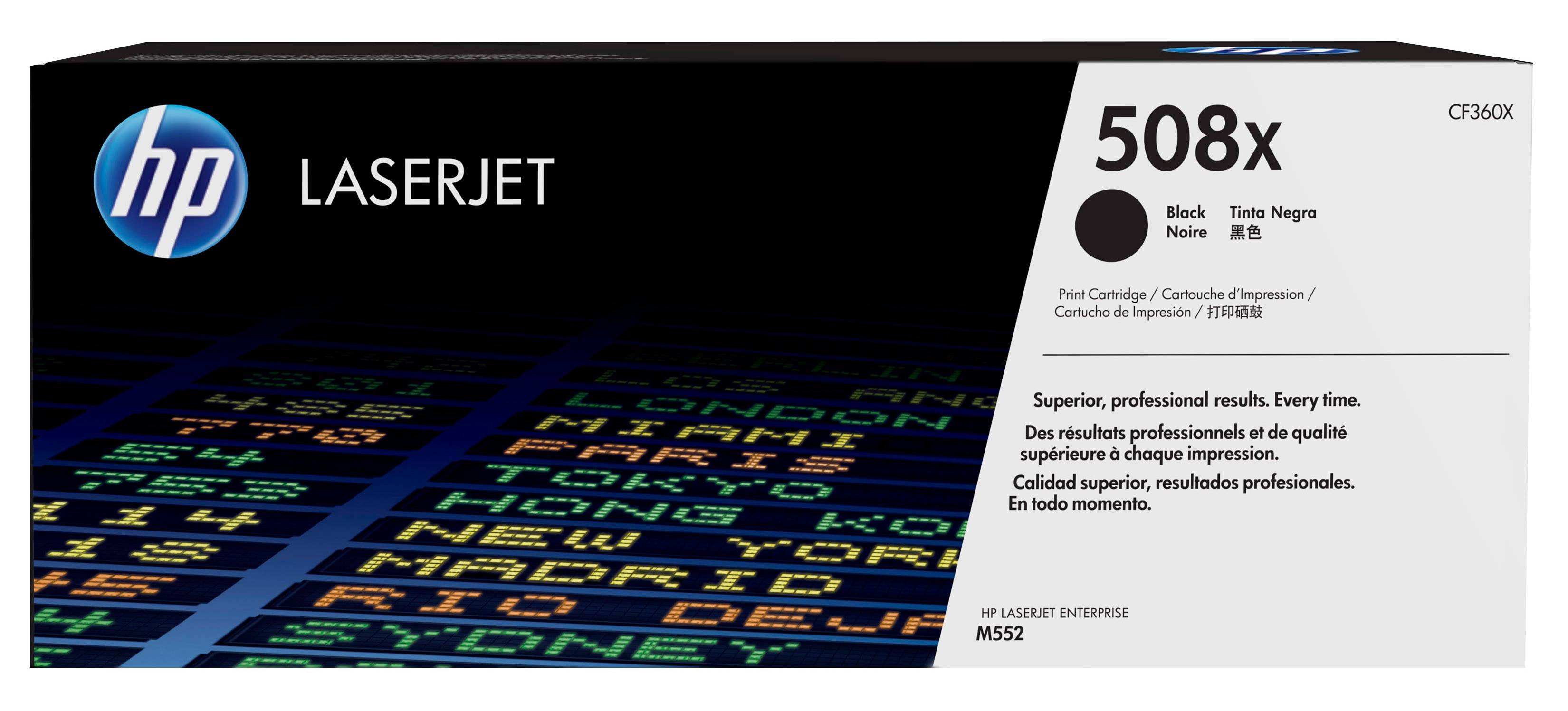 Rca Informatique - image du produit : TONER CARTRIDGE 508X BLACK .